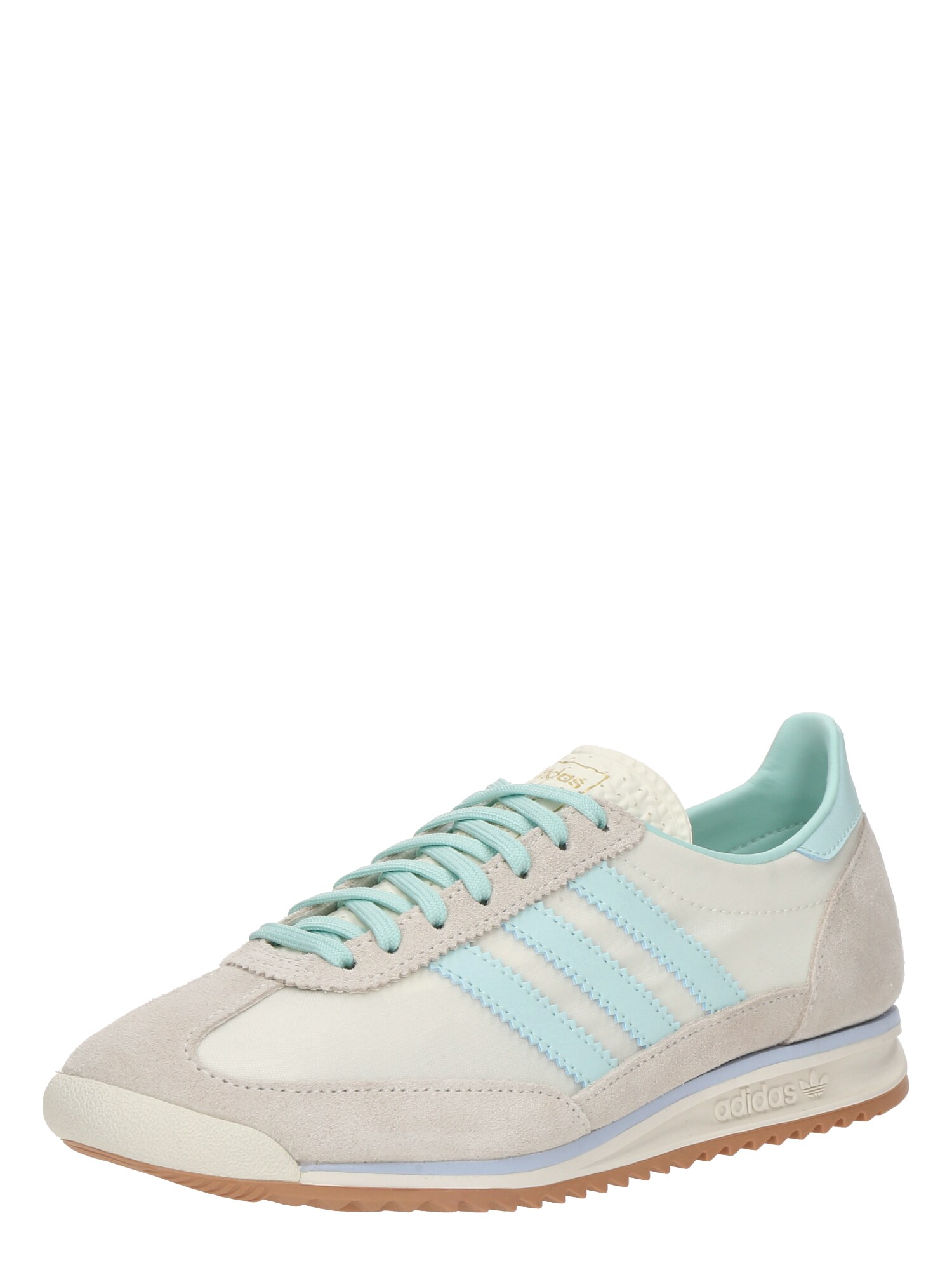 ADIDAS ORIGINALS Sneaker low SL 72  bej / albastru aqua / auriu / alb murdar