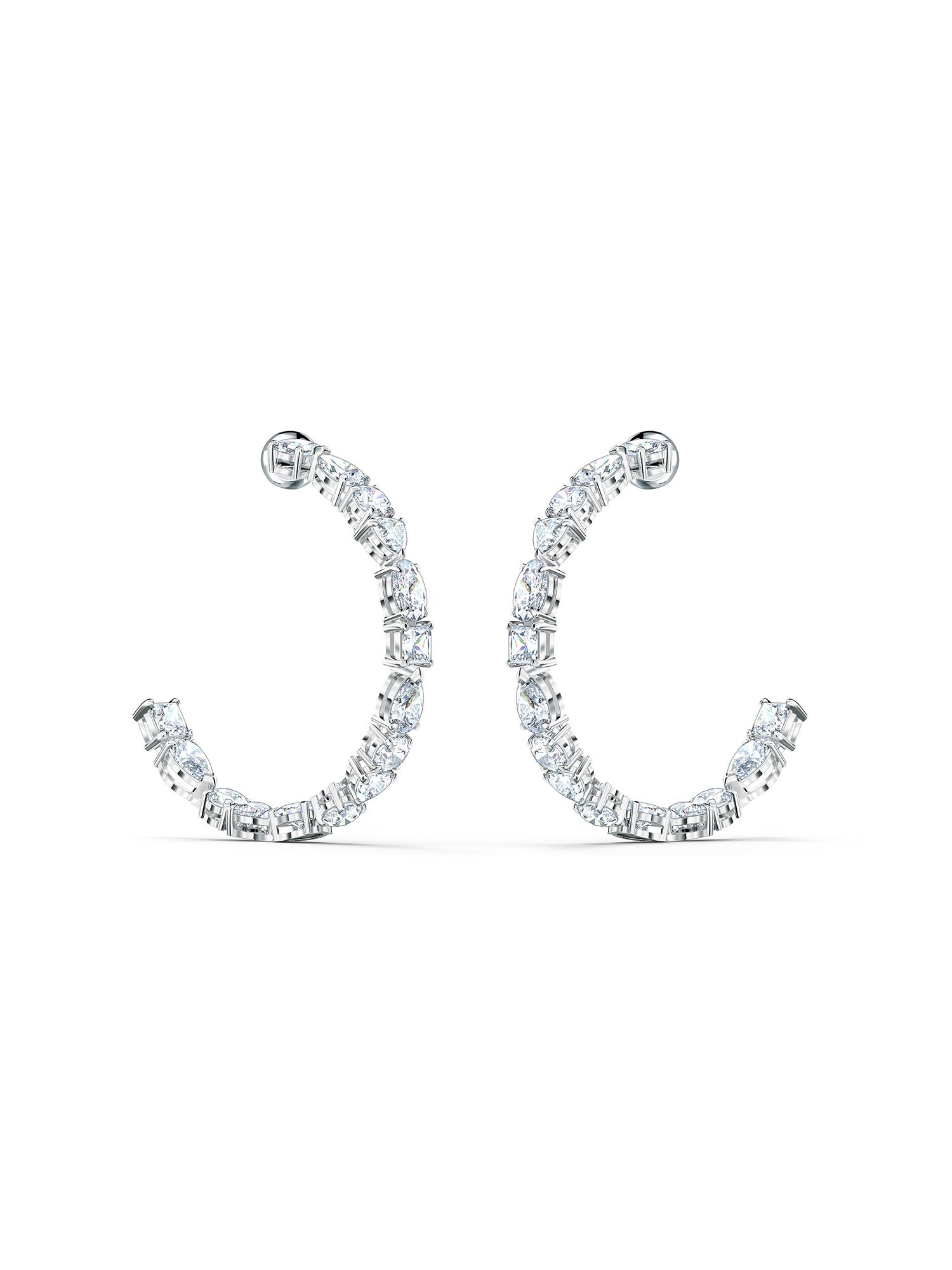 Swarovski Auskarai 'Tennis Deluxe Mixed'  sidabrinė