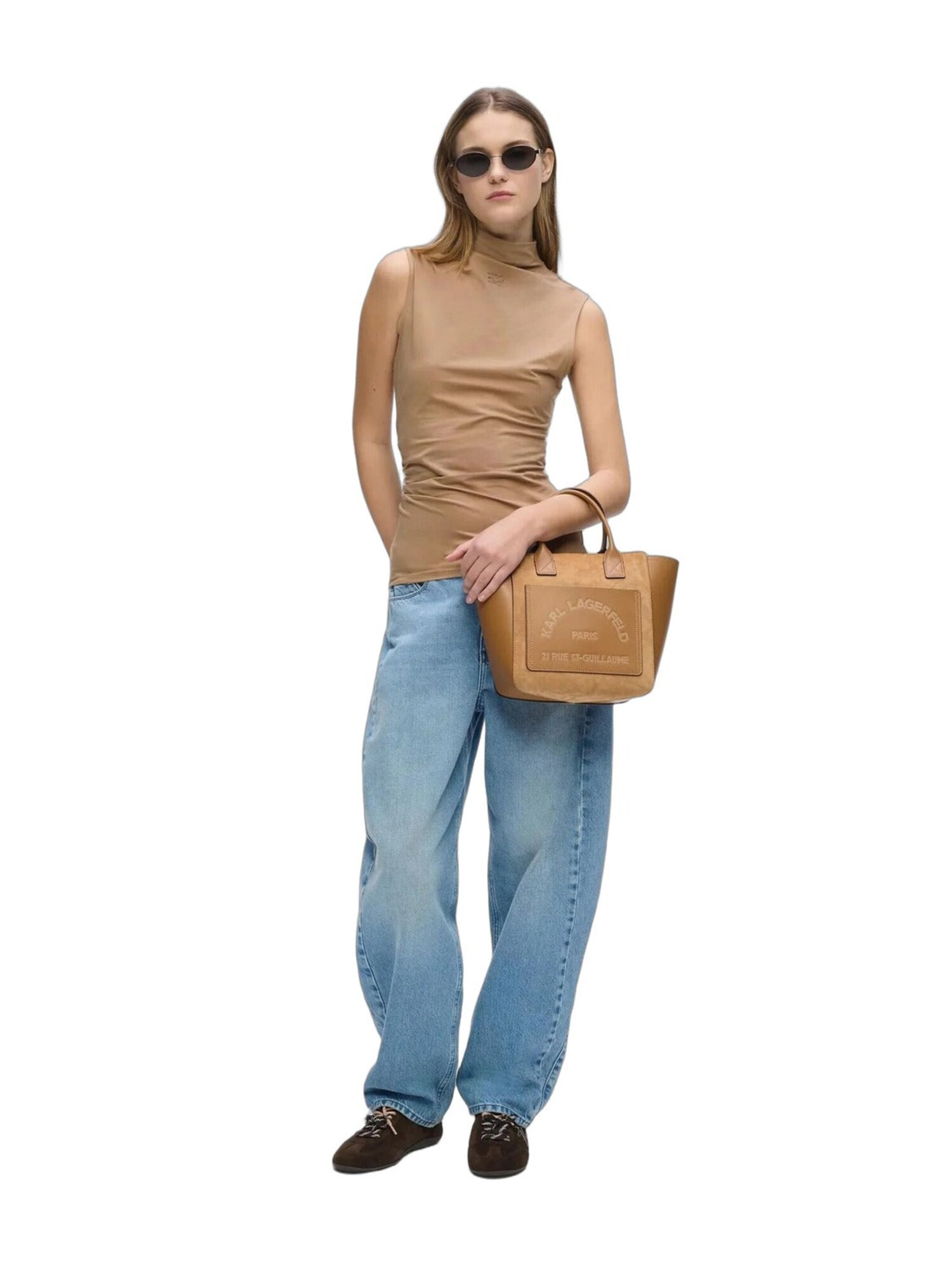 Karl Lagerfeld Shopper marrón – imagen 6