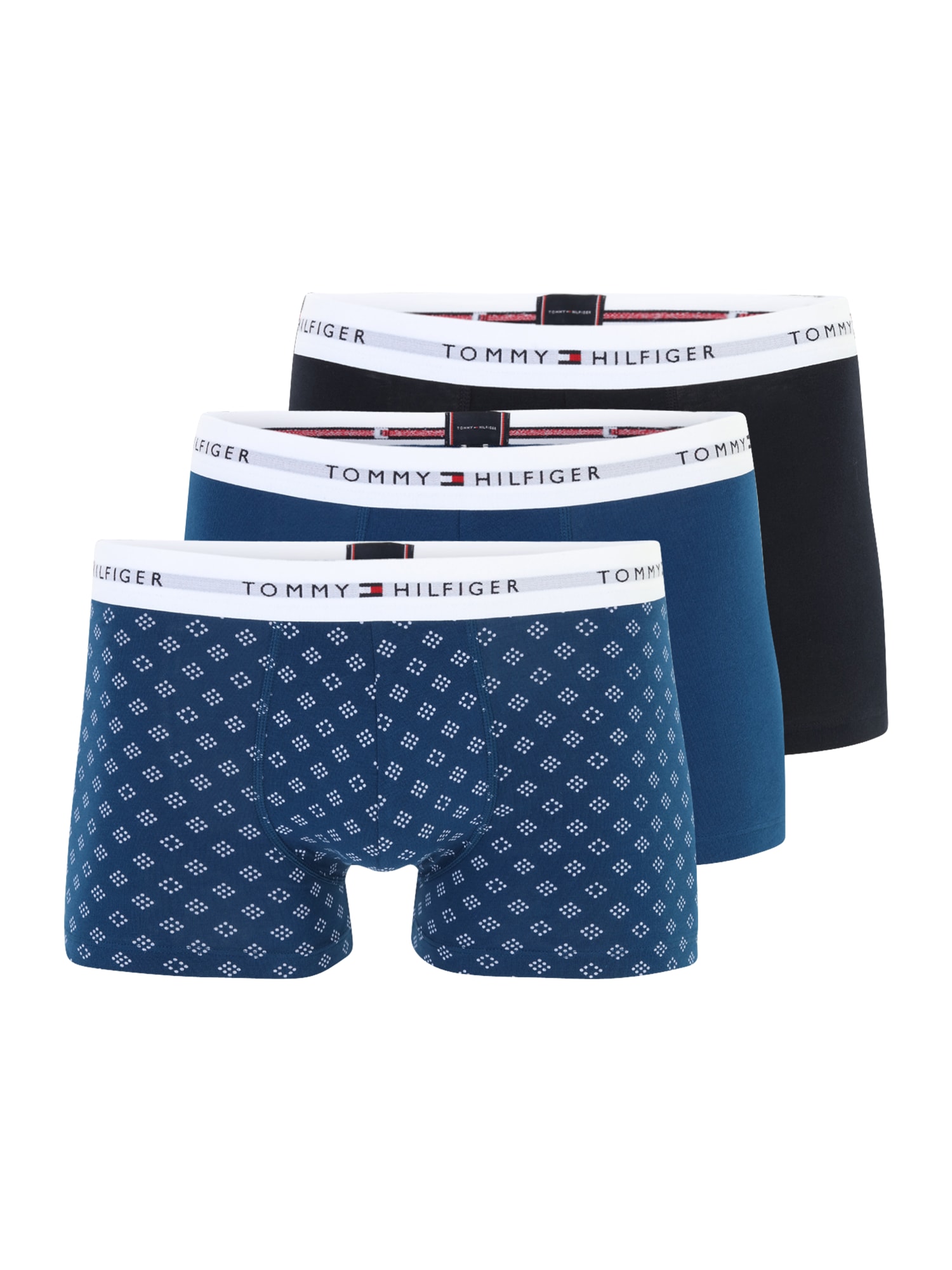 Tommy Hilfiger Underwear Boxerky  námornícka modrá / kobaltovomodrá / červená / biela