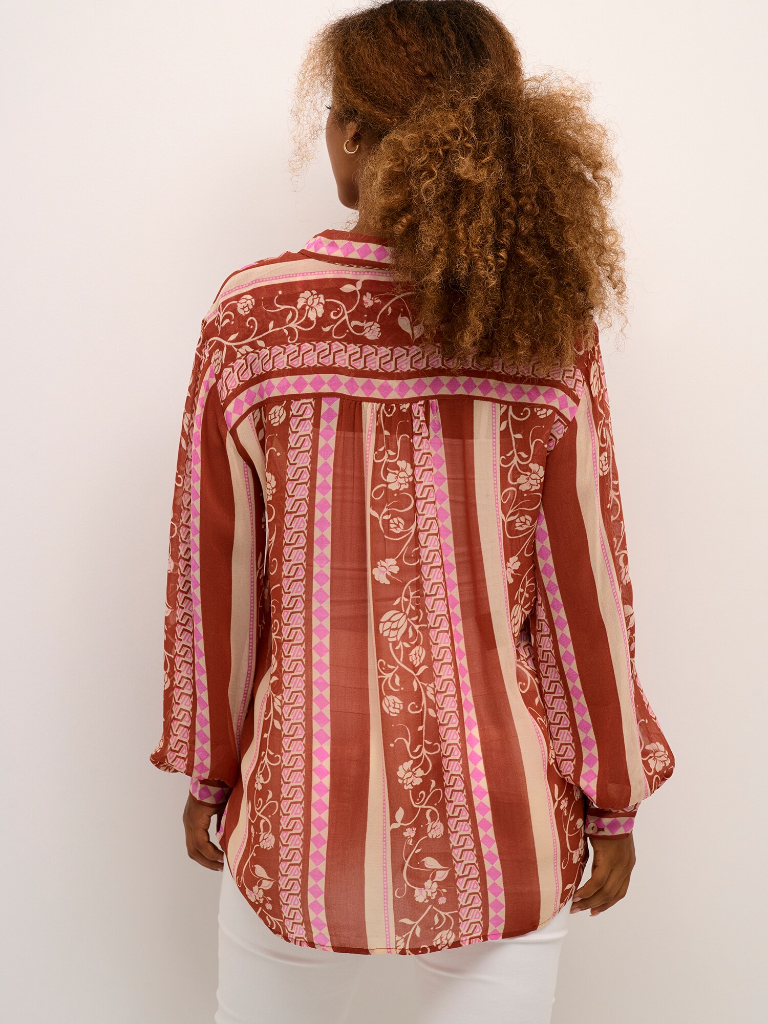 Thumbnail - Cream Bluse Linea