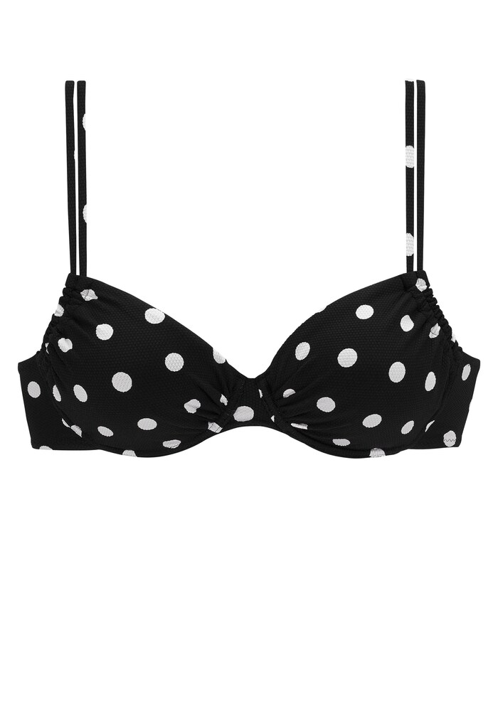 LASCANA Bikinitop Damen Größe 80 schwarz / weiß