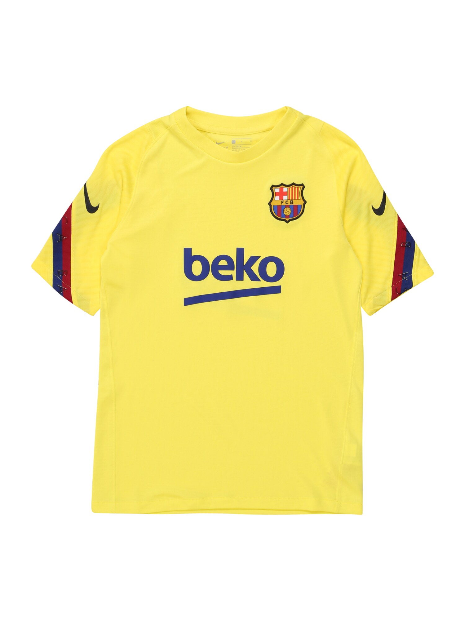NIKE Sportiniai marškinėliai 'FC Barcelona Strike'  geltona / mišrios spalvos