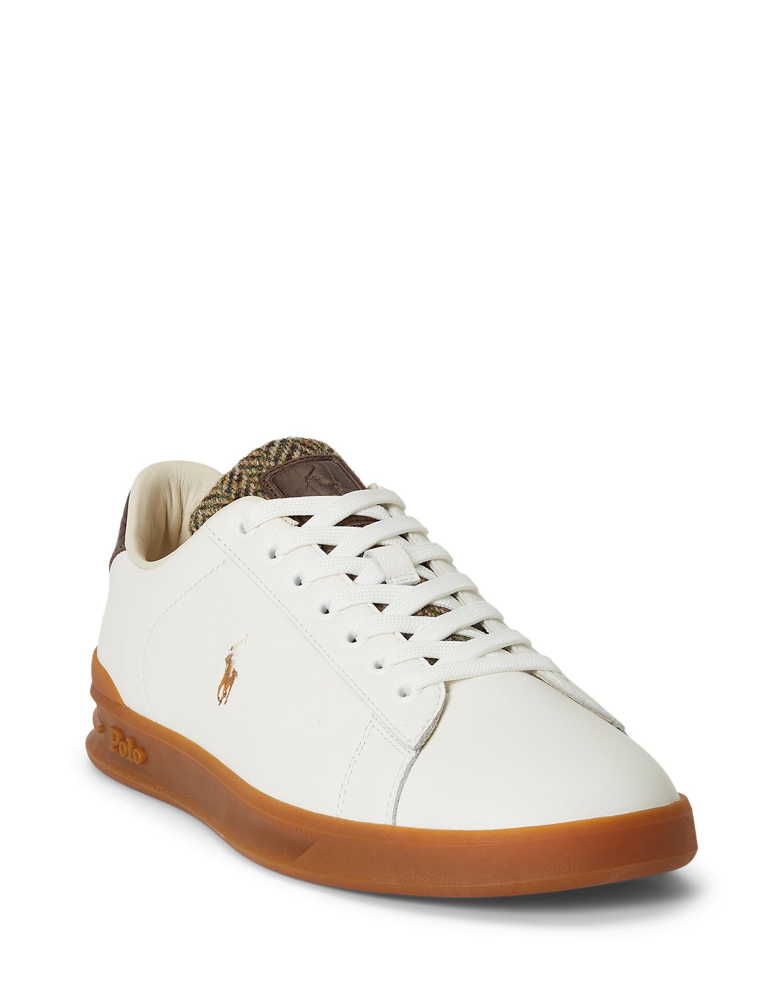 Polo Ralph Lauren Zapatillas deportivas bajas 'HRT CRT III'  chocolate / blanco – imagen 8