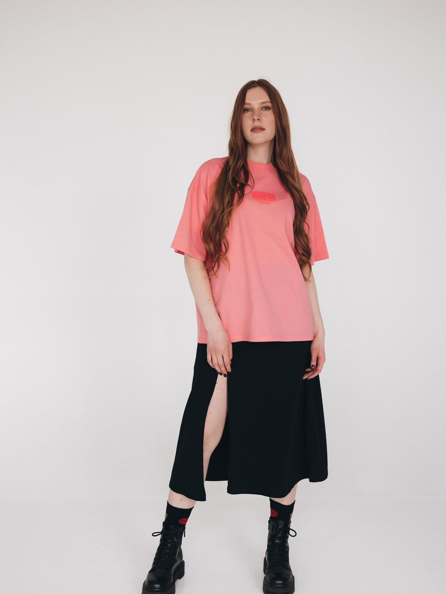 RADADA Camiseta talla grande  rosa