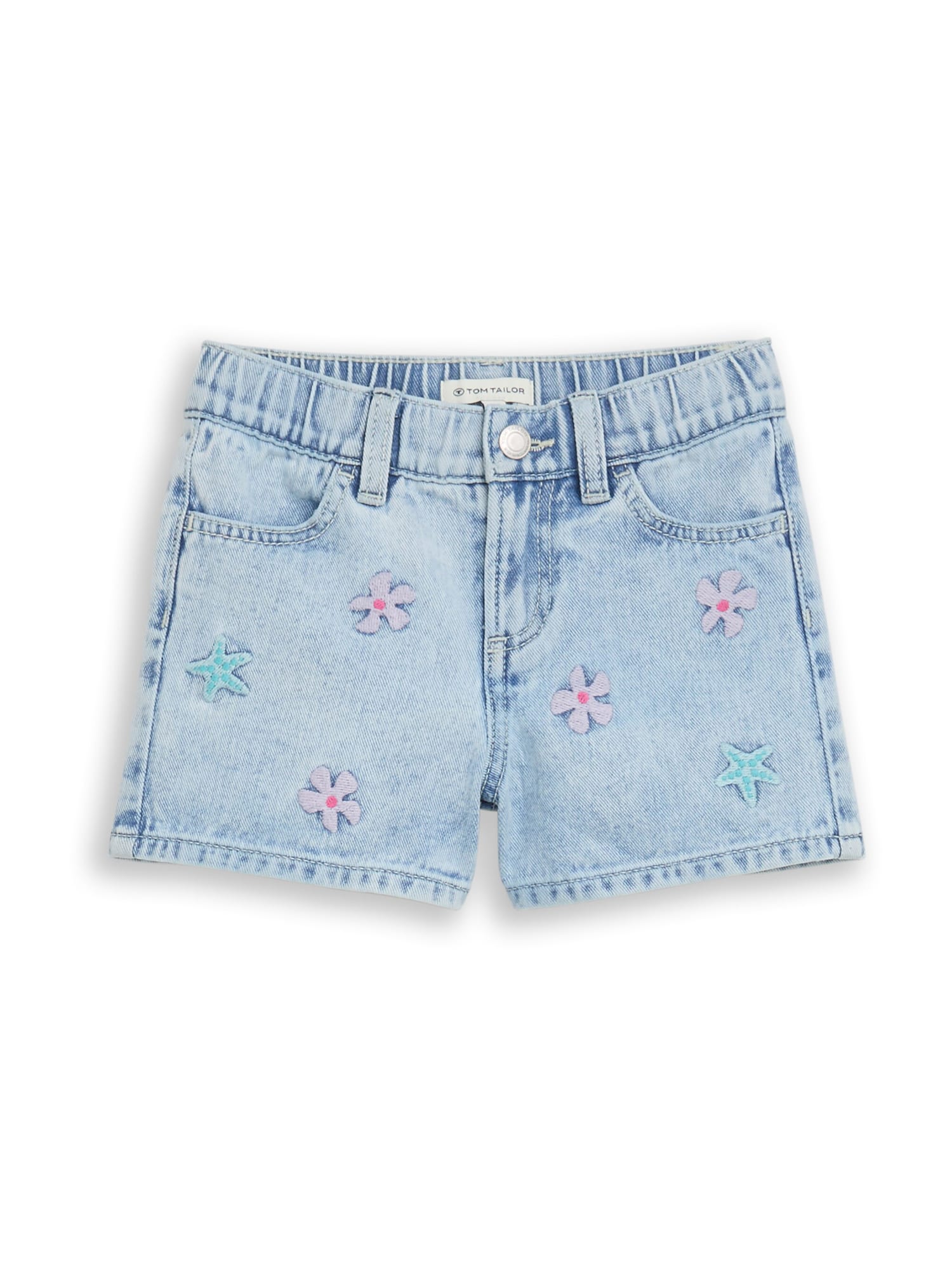 TOM TAILOR Jeans  albastru deschis / verde mentă / rosé / roz deschis