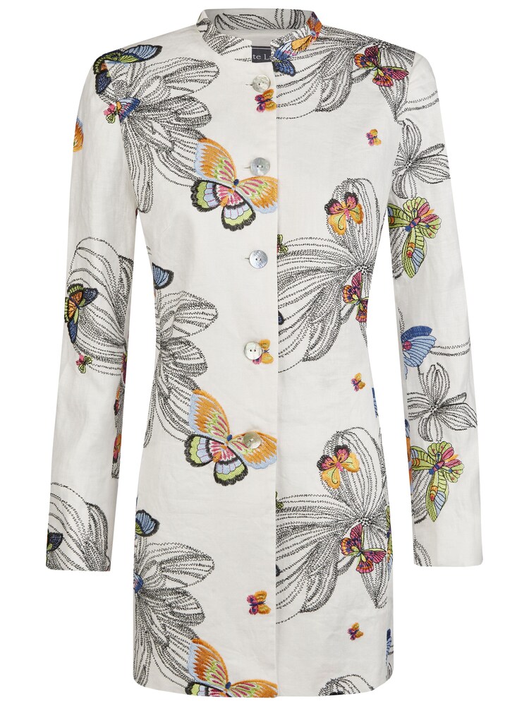 White Label Blazer Damen Größe 38 mischfarben / weiß