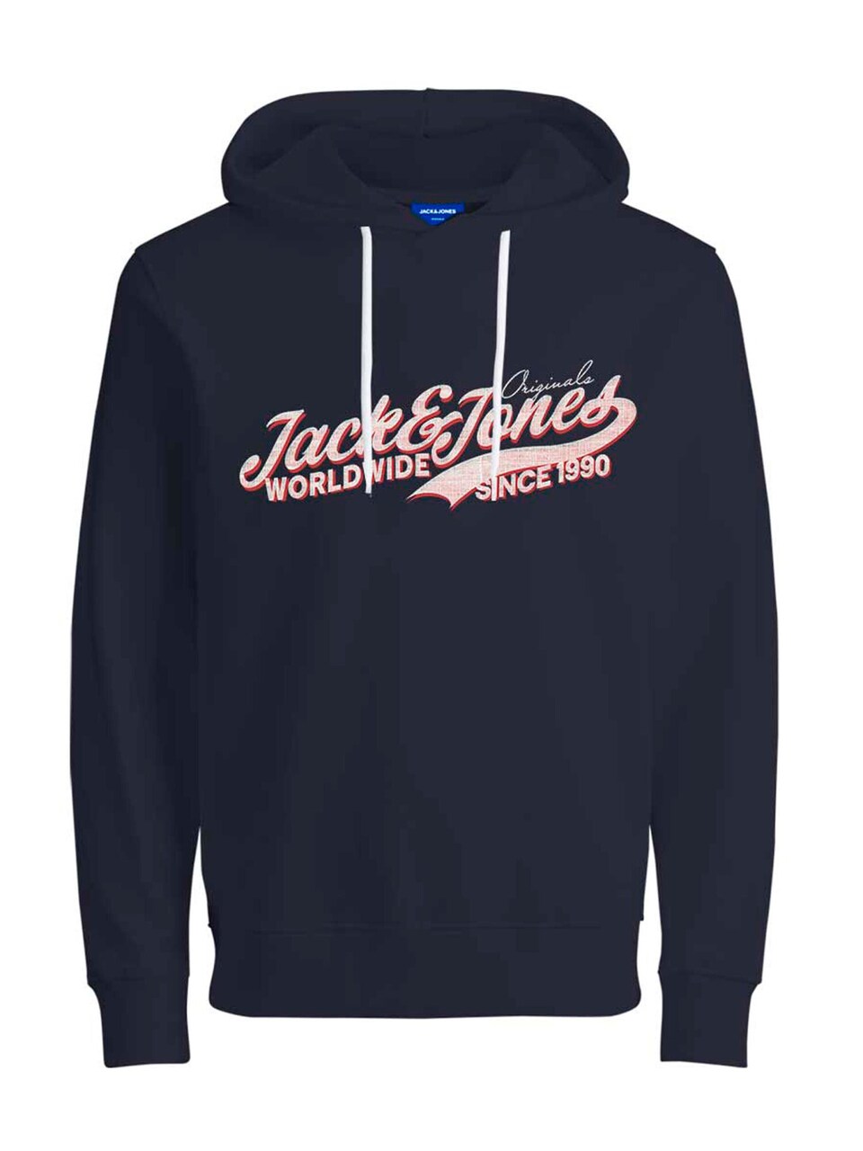 Sweatshirt 'Mel' nattblå / rosa / röd