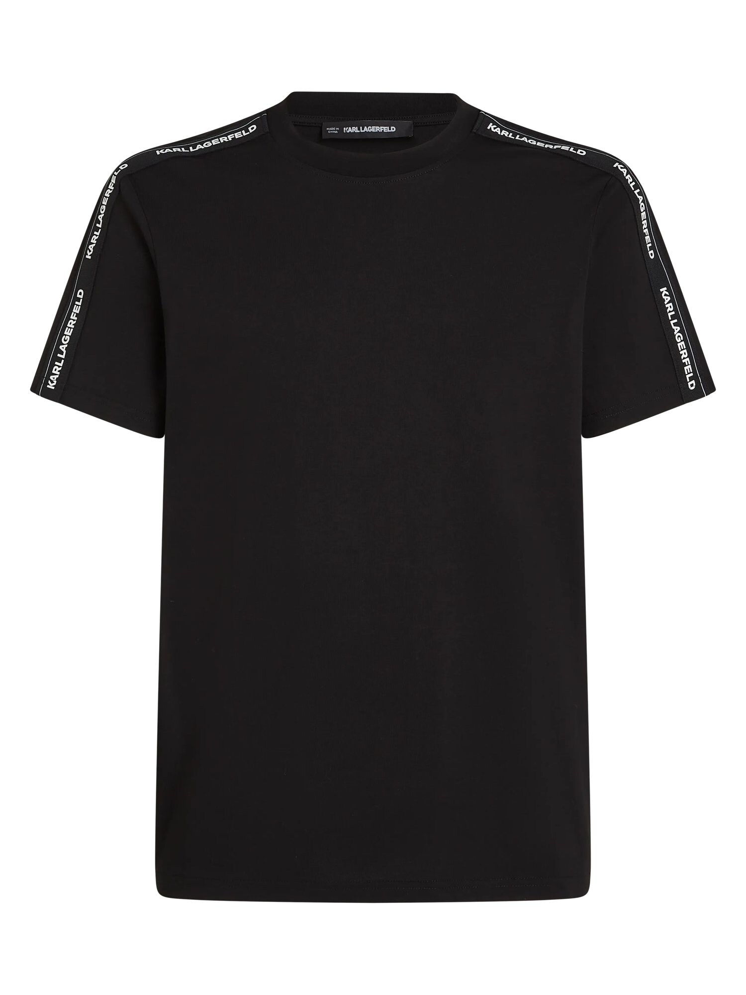 Karl Lagerfeld Tricou negru / alb