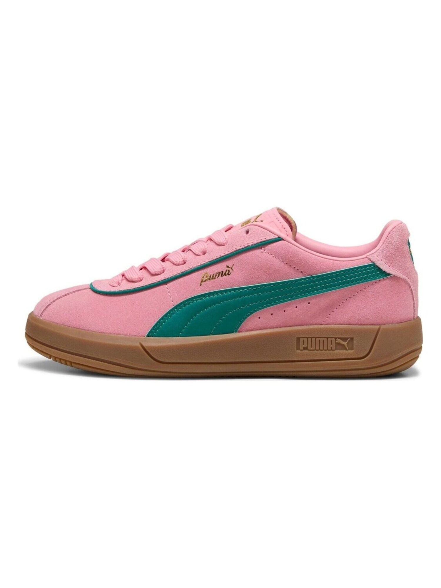 PUMA Zapatillas deportivas bajas 'Club Klassika' esmeralda / rosa claro – imagen 3