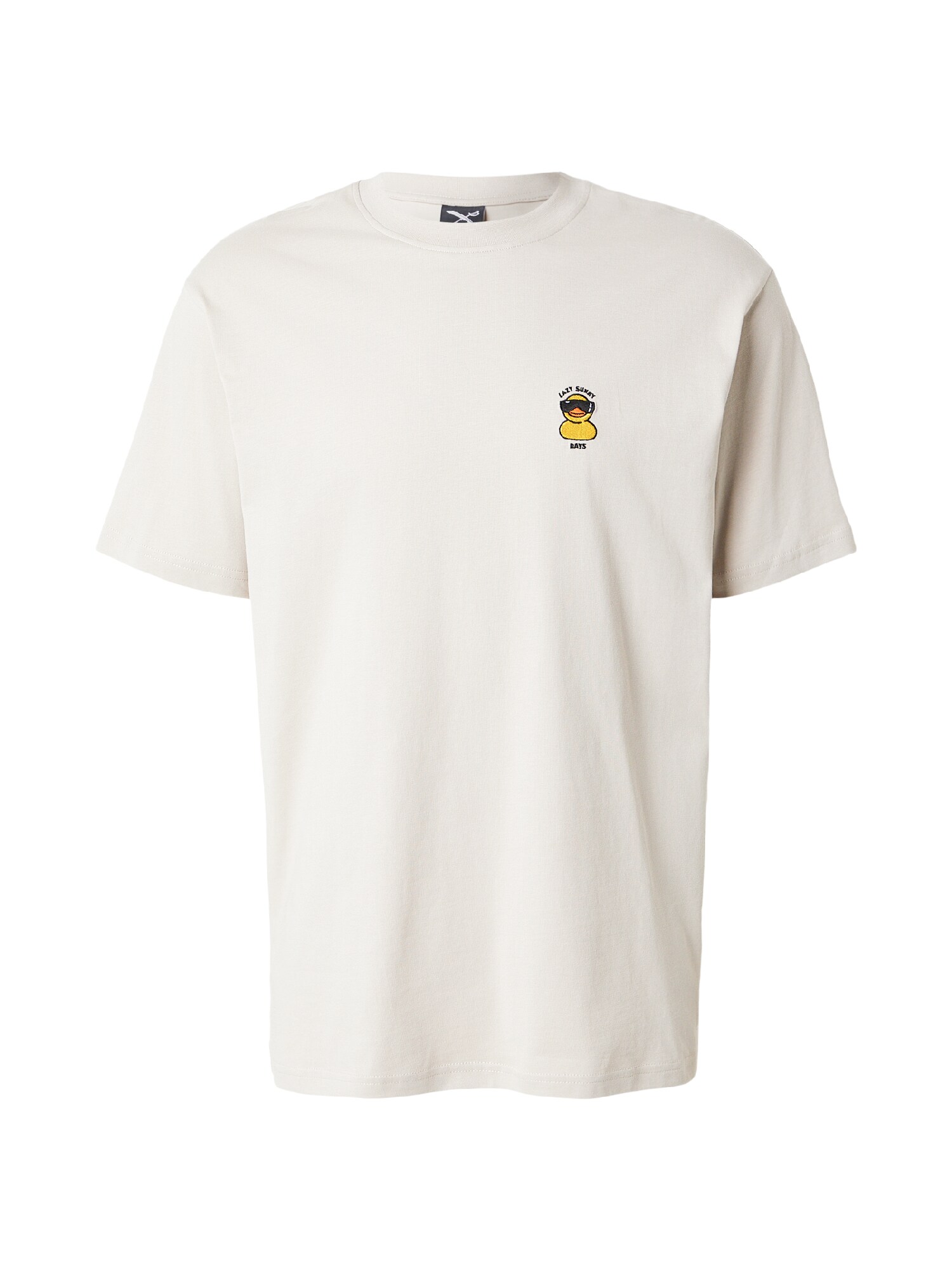 Iriedaily Tricou 'Lazy Sunny Day'  nisipiu / galben muștar / negru