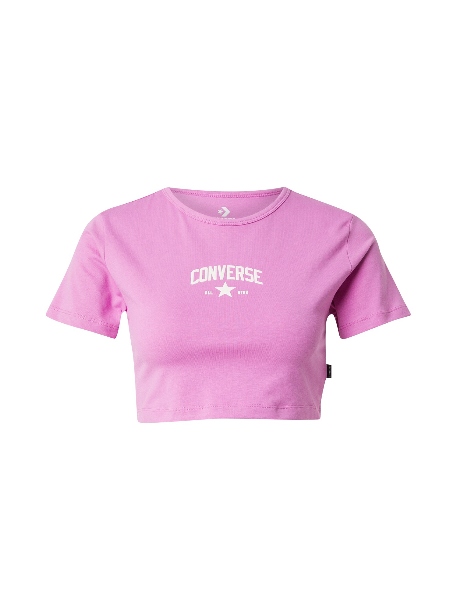 CONVERSE Tricou  roz / alb