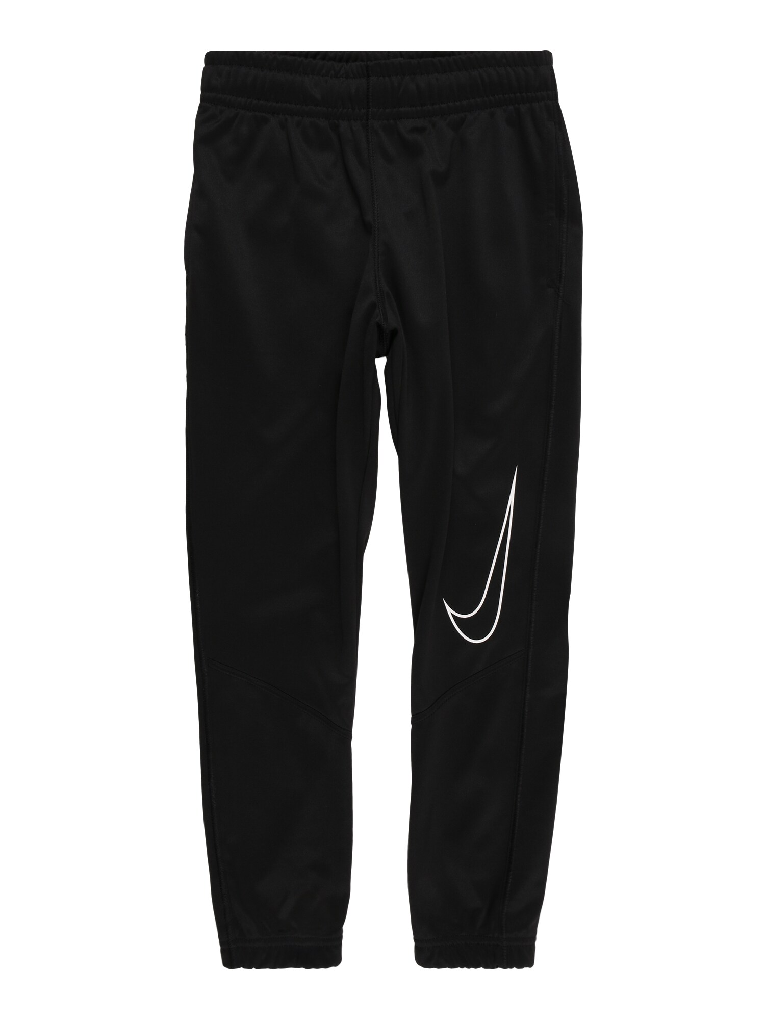 NIKE Sportinės kelnės 'Therma'  balta / juoda