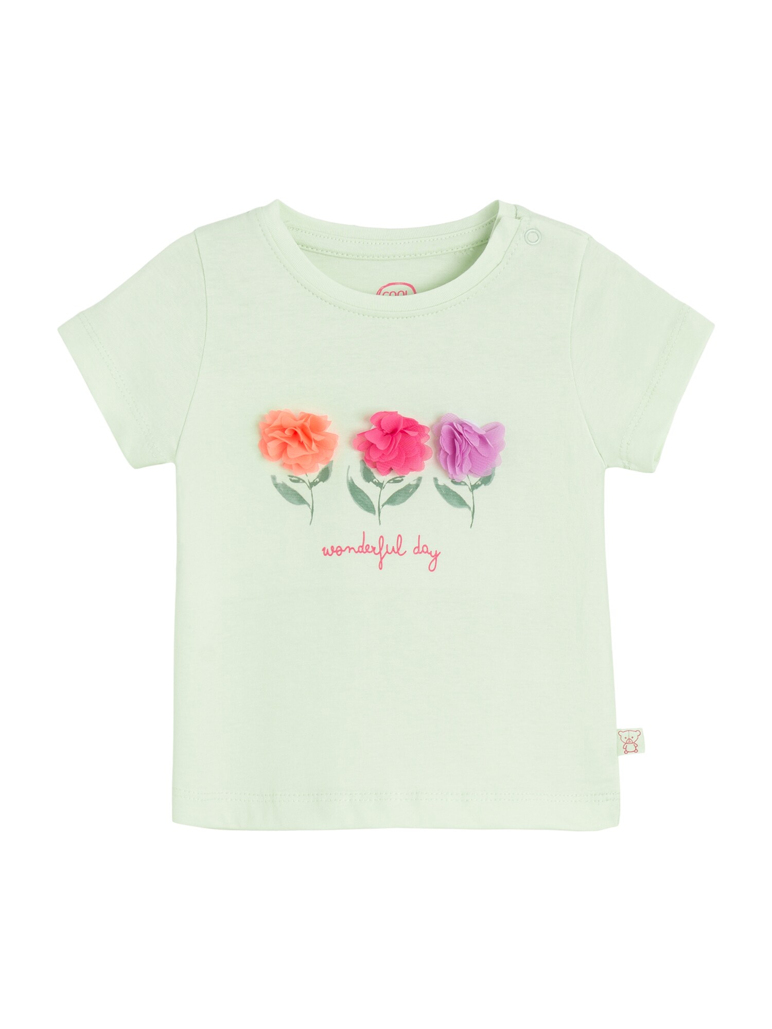 Cool Club Tricou  verde mentă / lila / portocaliu / roz