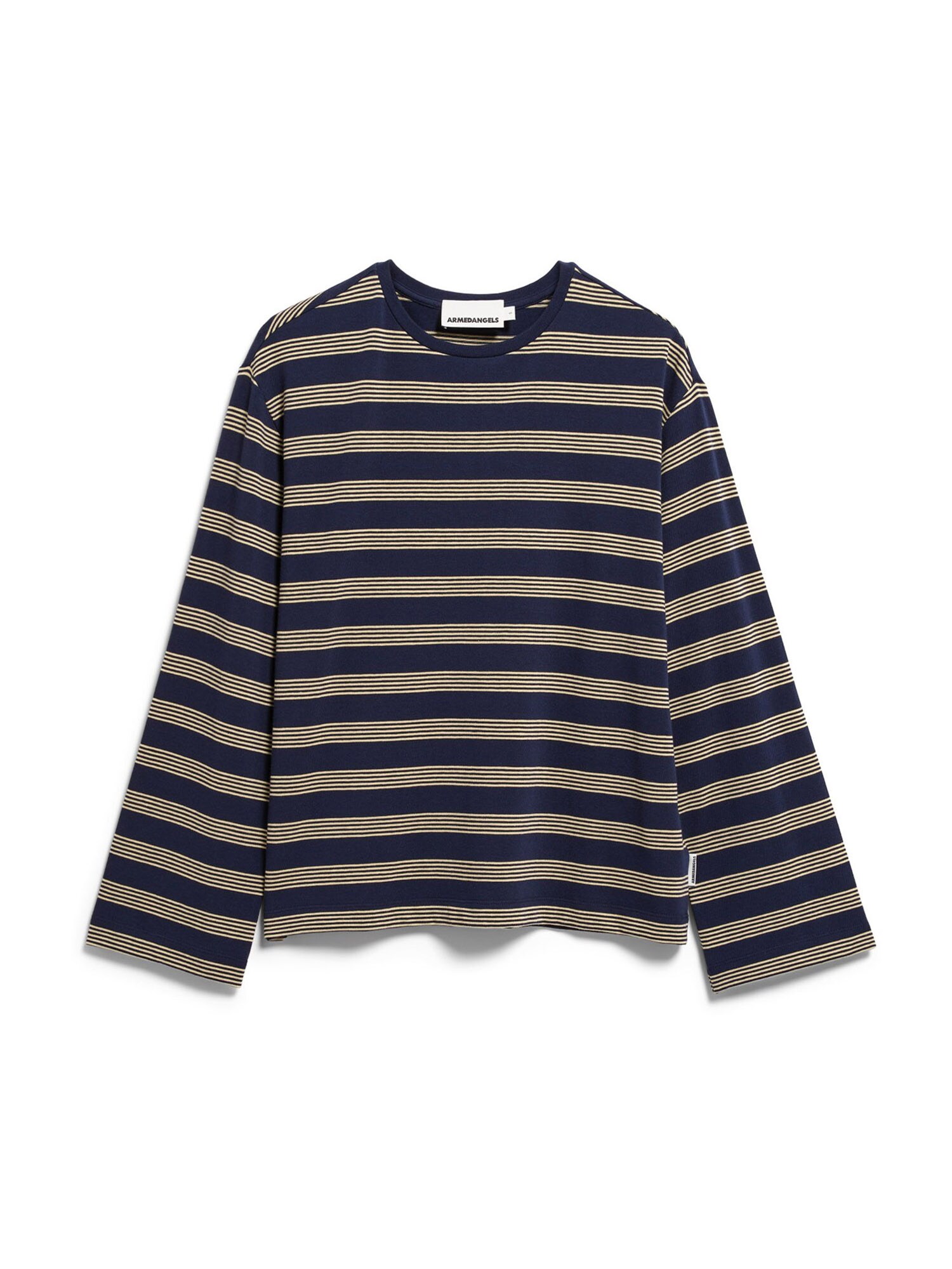 ARMEDANGELS Tricou MARYNAA bej / bleumarin