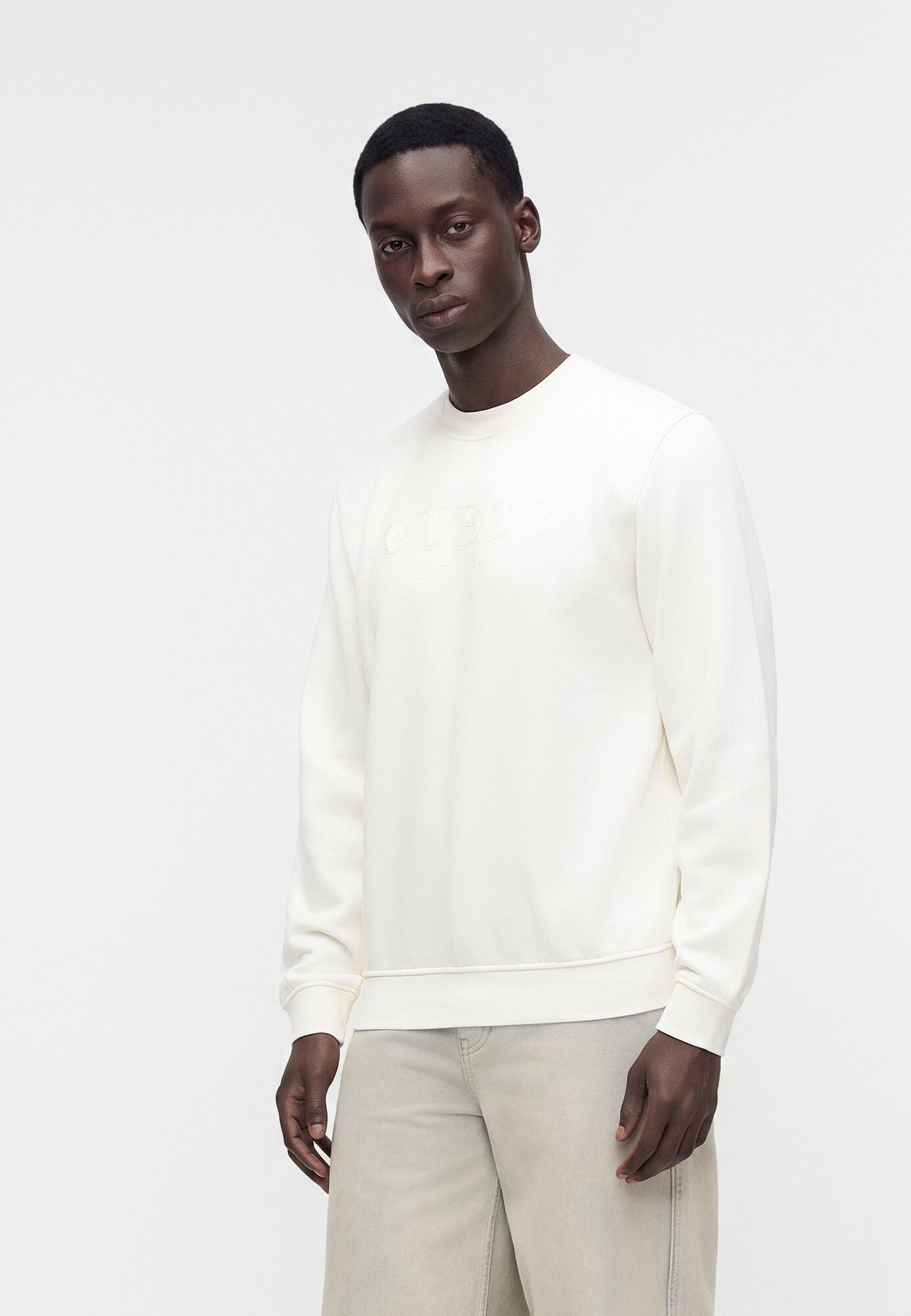 GUESS Sudadera  offwhite – imagen 2