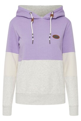 Oxmo Sweatshirt ‘Kathrine’ Ecru / Bruin / Lichtgrijs / Lila