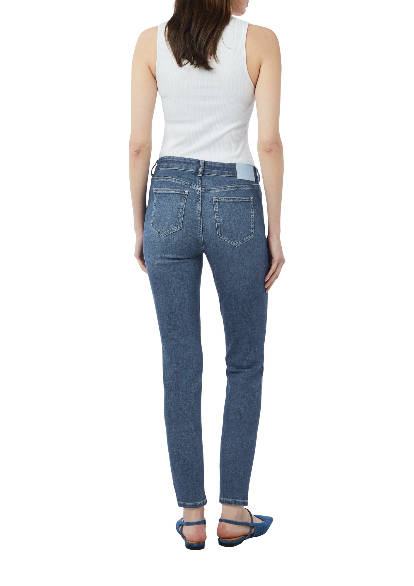 comma casual identity Džínsy modrá denim (obrázok 5)