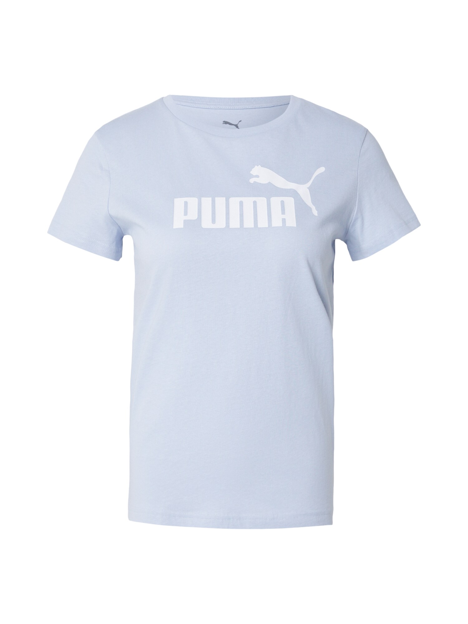 PUMA Tricou funcțional 'ESS No. 1'  azuriu / alb