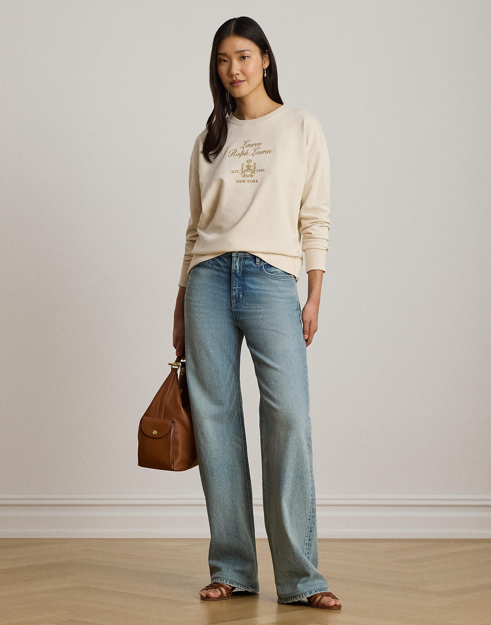 Lauren Ralph Lauren Sudadera 'EASY FRENCH'  crema – imagen 4