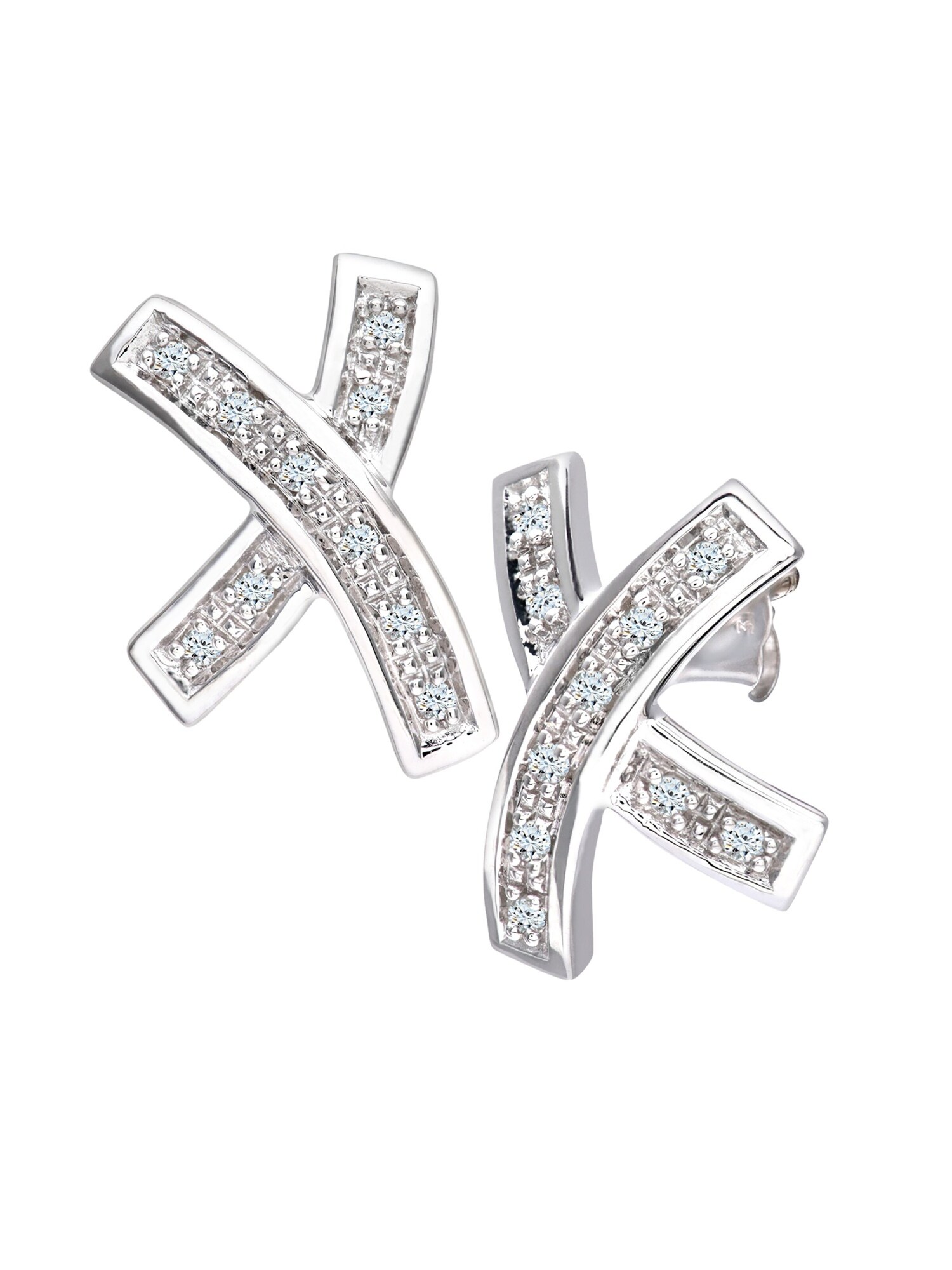 DIAMANT LETERNEL Naušnice srebro