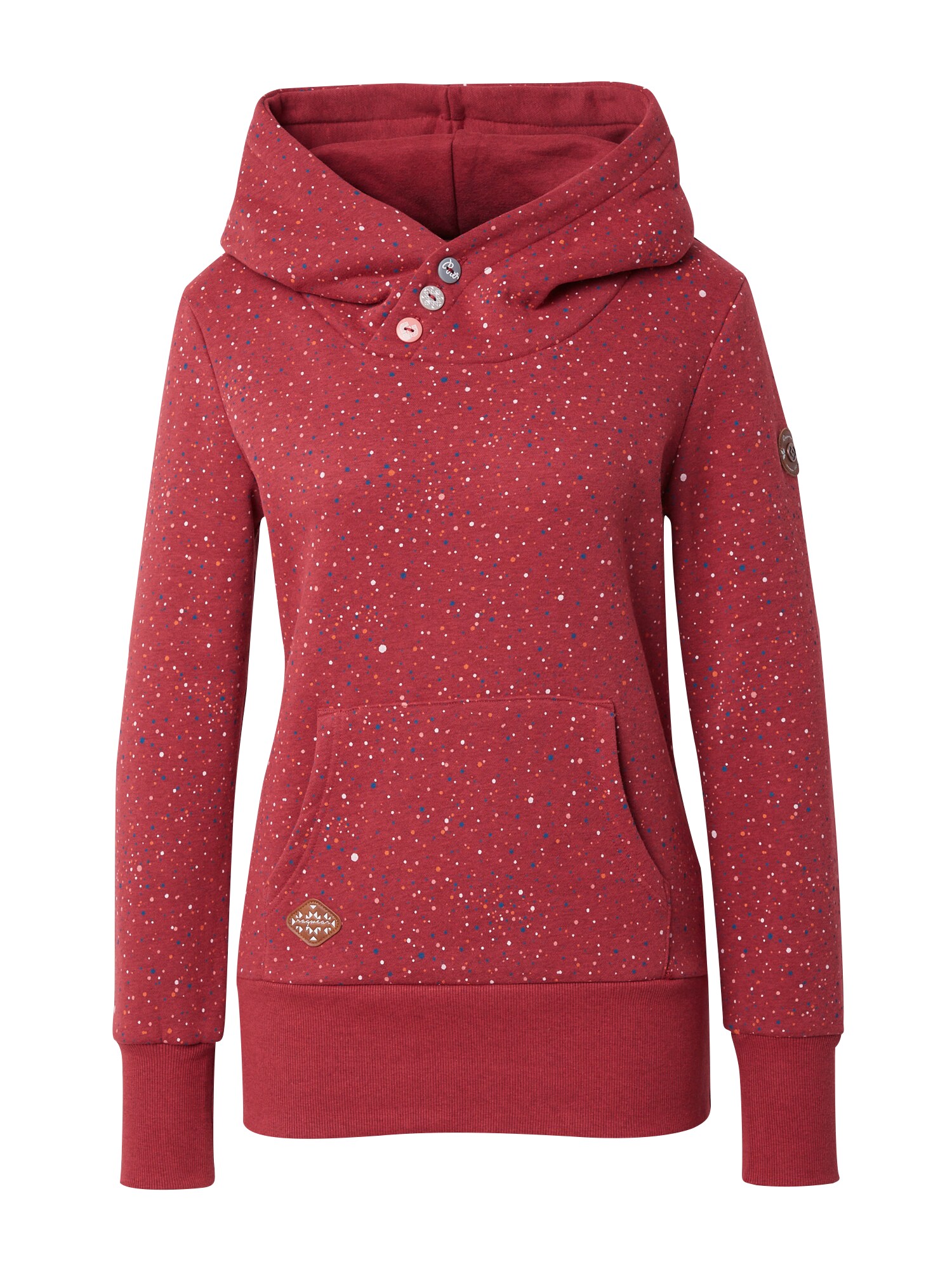 Ragwear Mikina 'Chelsee'  modrá / oranžová / čerešňová / biela