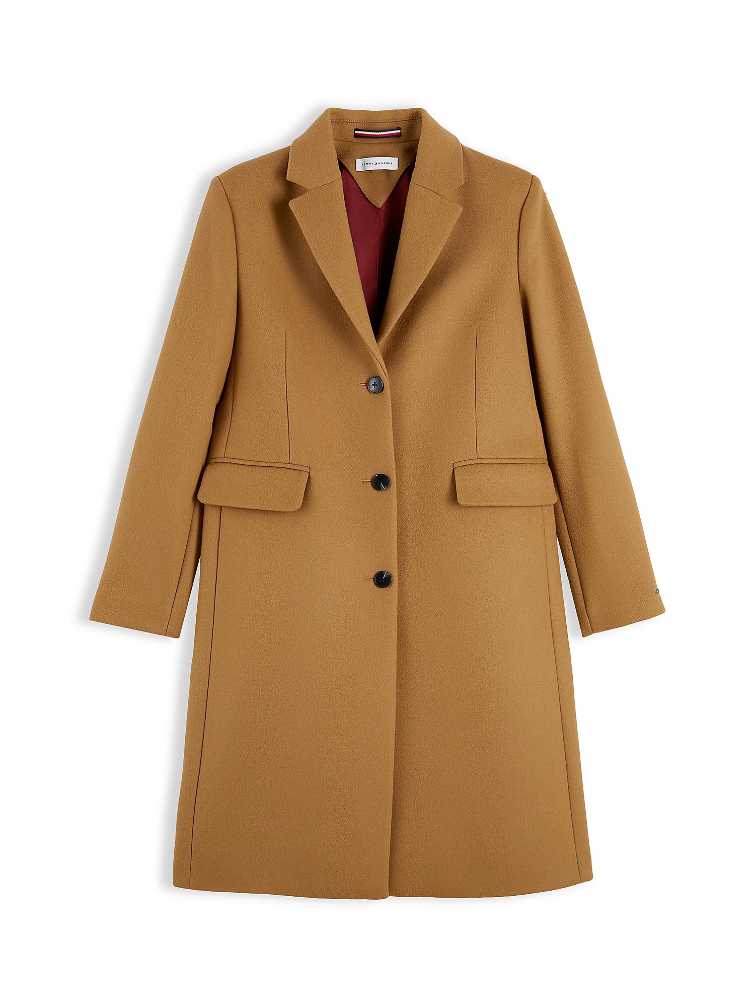 TOMMY HILFIGER Palton de primăvară-toamnă CLASSIC maro pueblo