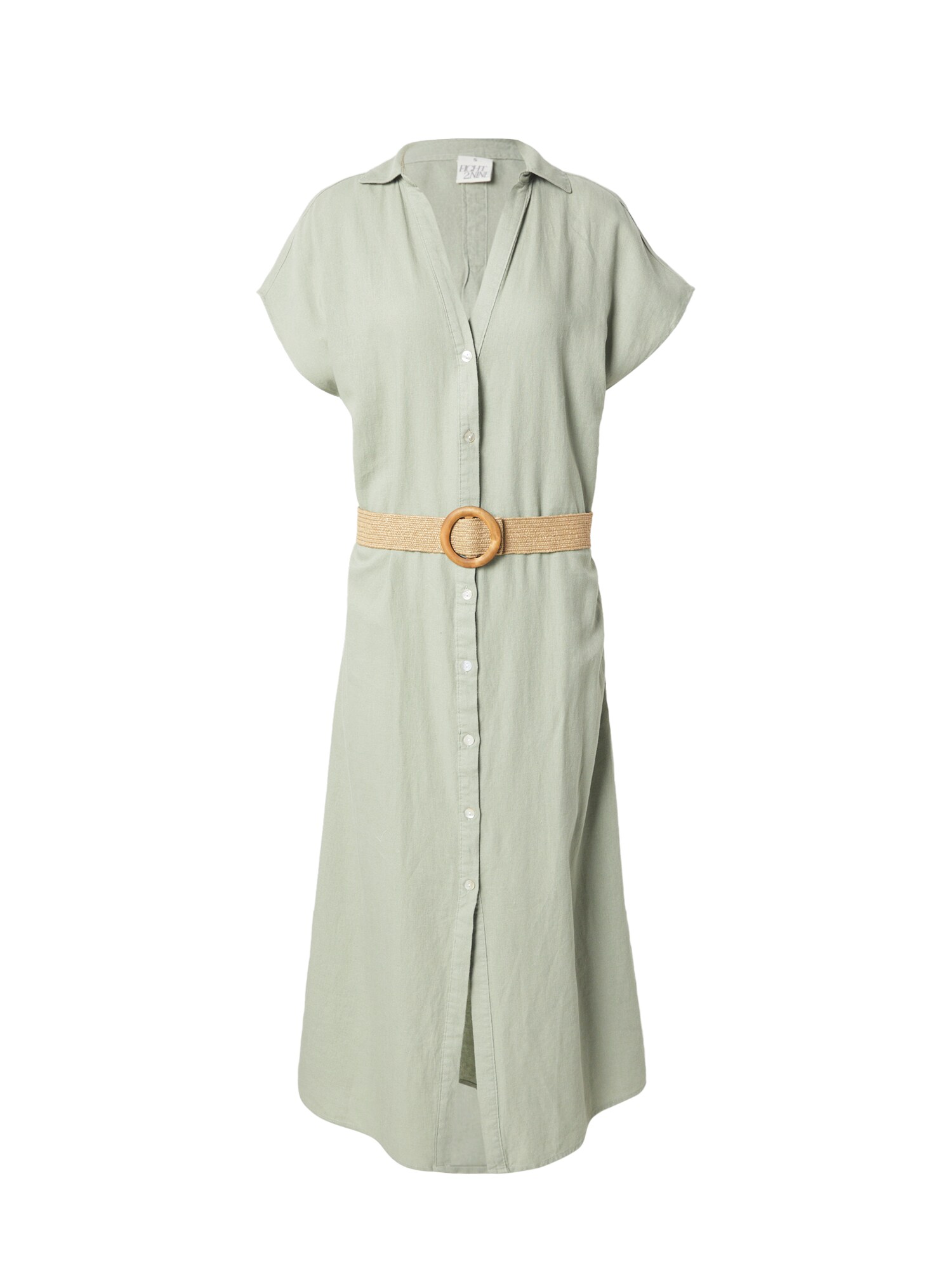 Eight2Nine Rochie tip bluză verde pastel