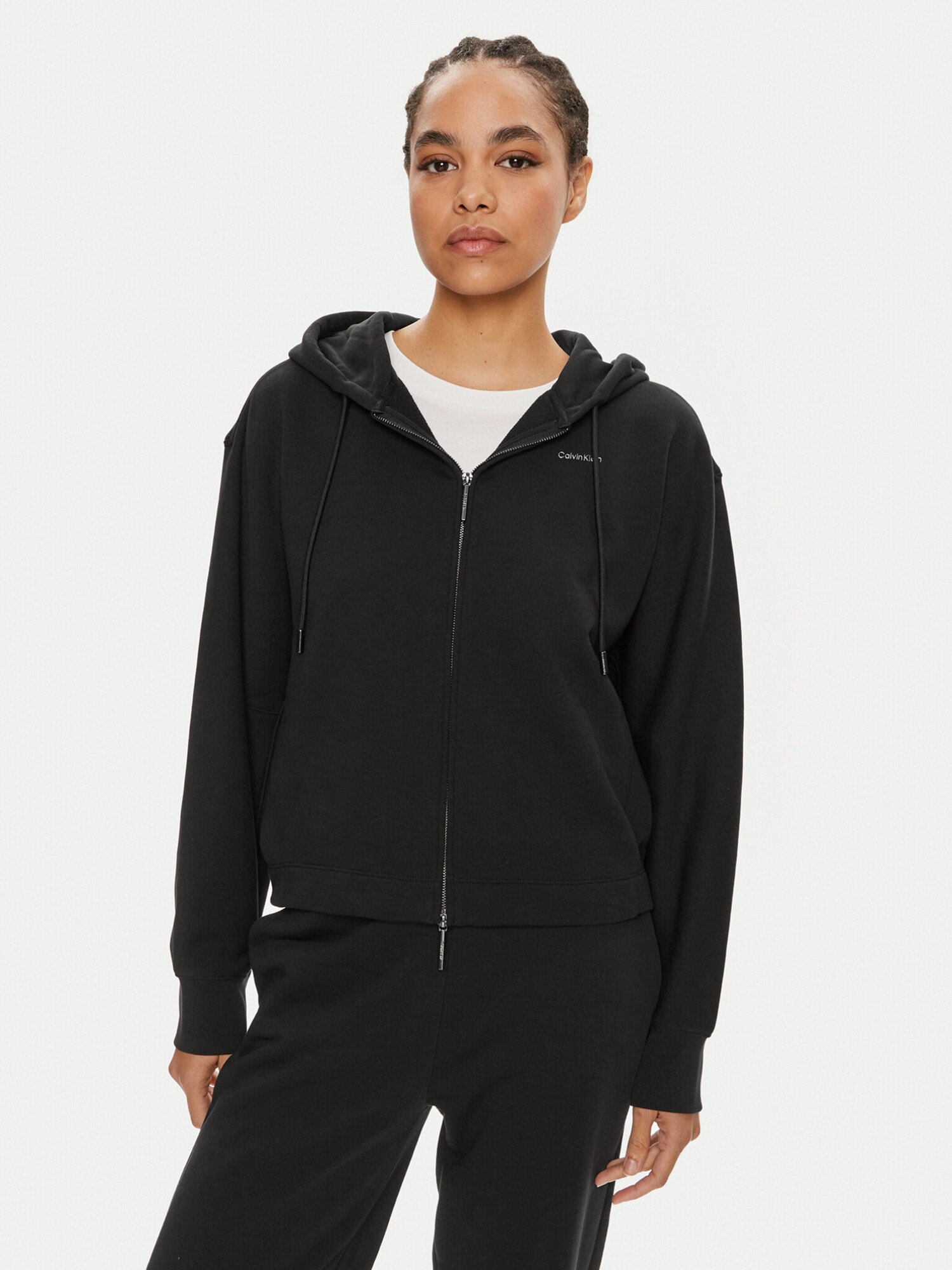 Calvin Klein Sudadera con cremallera  negro