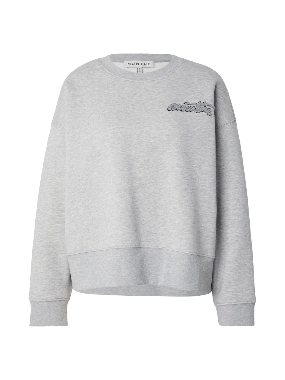 Sweatshirt 'VEPTUN' mörkgrå / gråmelerad
