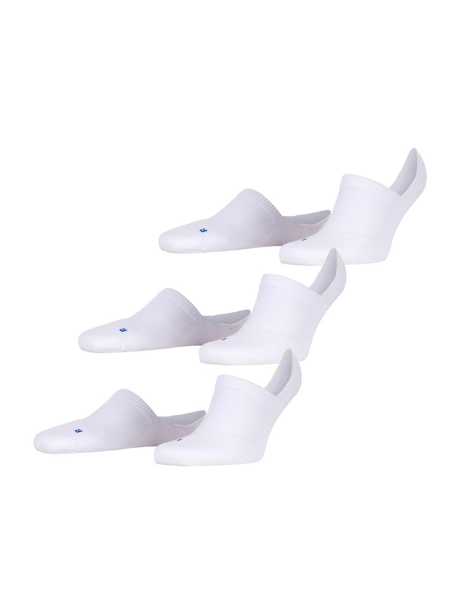 FALKE Șosete joase Cool Kick  albastru regal / alb