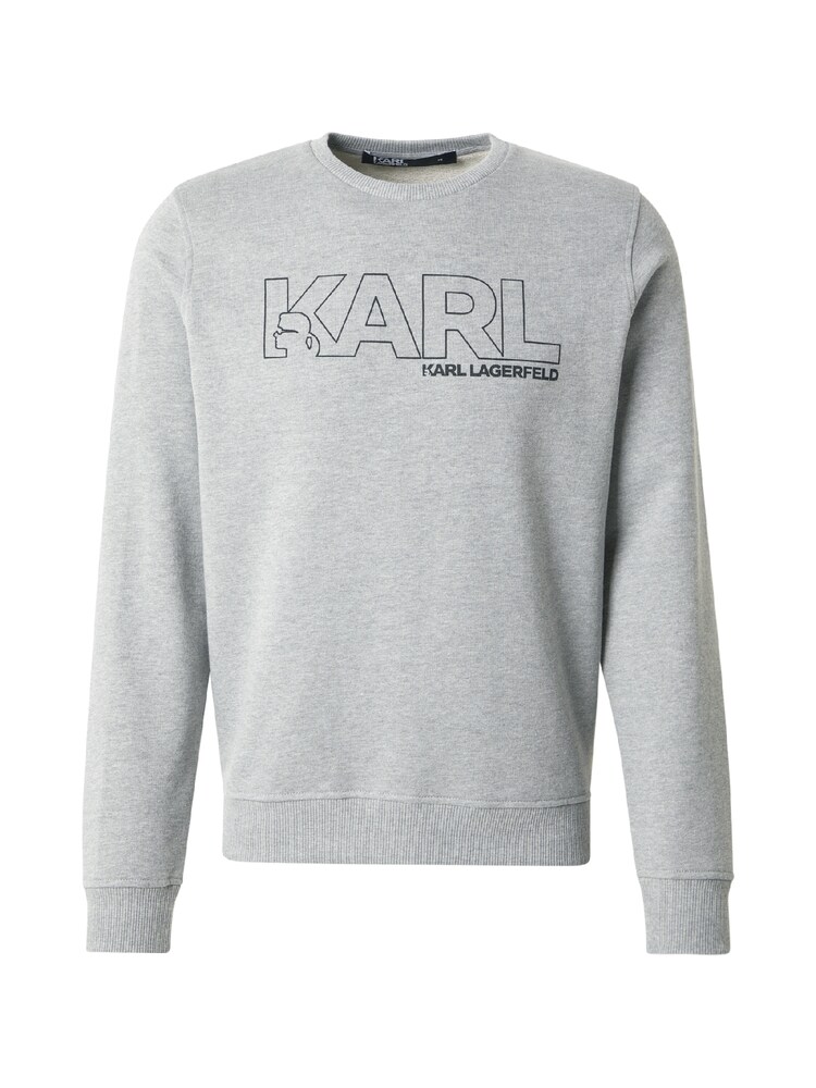 Karl Lagerfeld Sweatshirt Herren Größe M grau / schwarz
