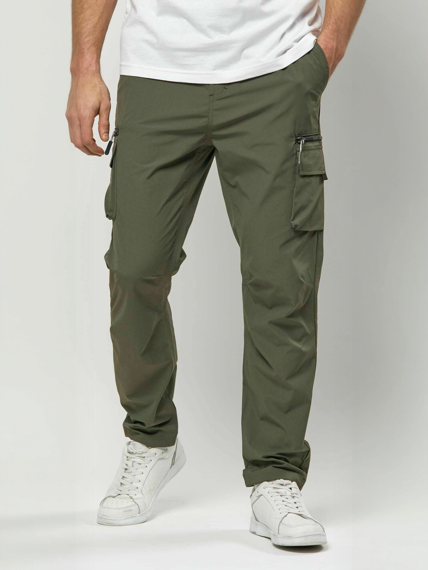 KAPPA Pantaloni  KMLogo Icargol  verde închis