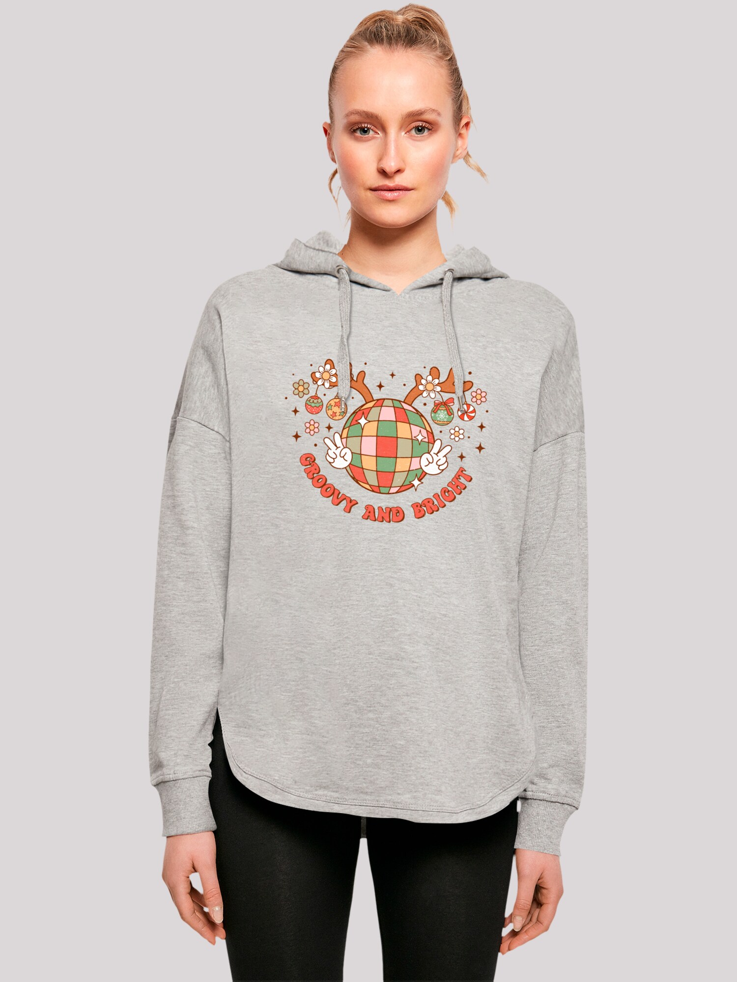 Thumbnail - F4NT4STIC Pullover Groovy And Bright Christmas Disco Deer
