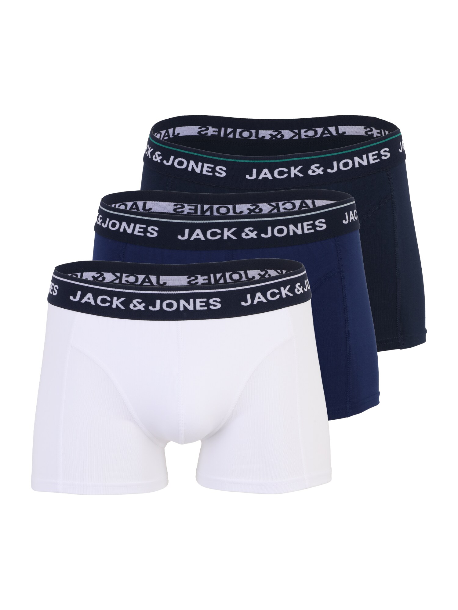 JACK & JONES Boxerky 'JACBRANCO'  námornícka modrá / čierna / biela