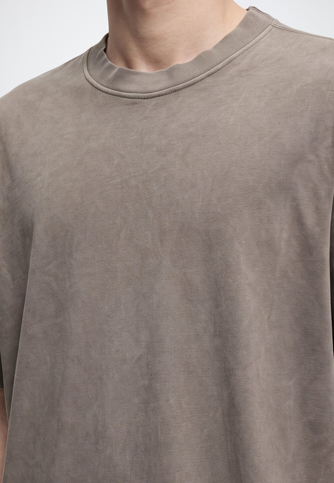 Abercrombie & Fitch Camiseta  crema / beige oscuro / marrón oscuro – imagen 3