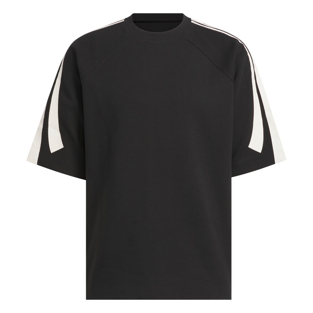 ADIDAS PERFORMANCE Sportsweatshirt 'Basketball Short Sleeve (Gender Neutral)' Herren Größe L schwarz / weiß