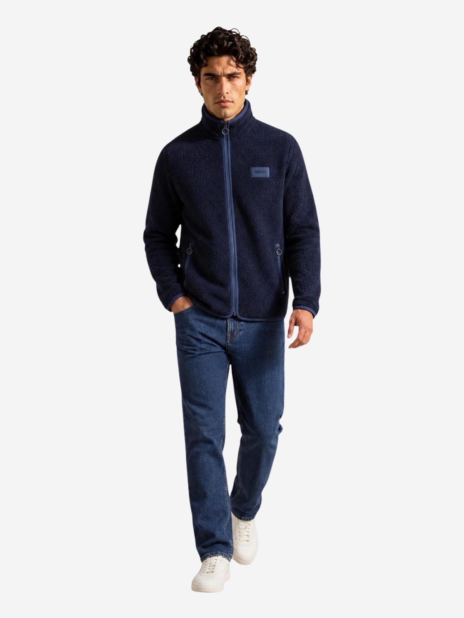 Barbour Chaqueta de entretiempo 'REVERSIBLE FLEECE JACKET 262MMFL0195' azul – imagen 3