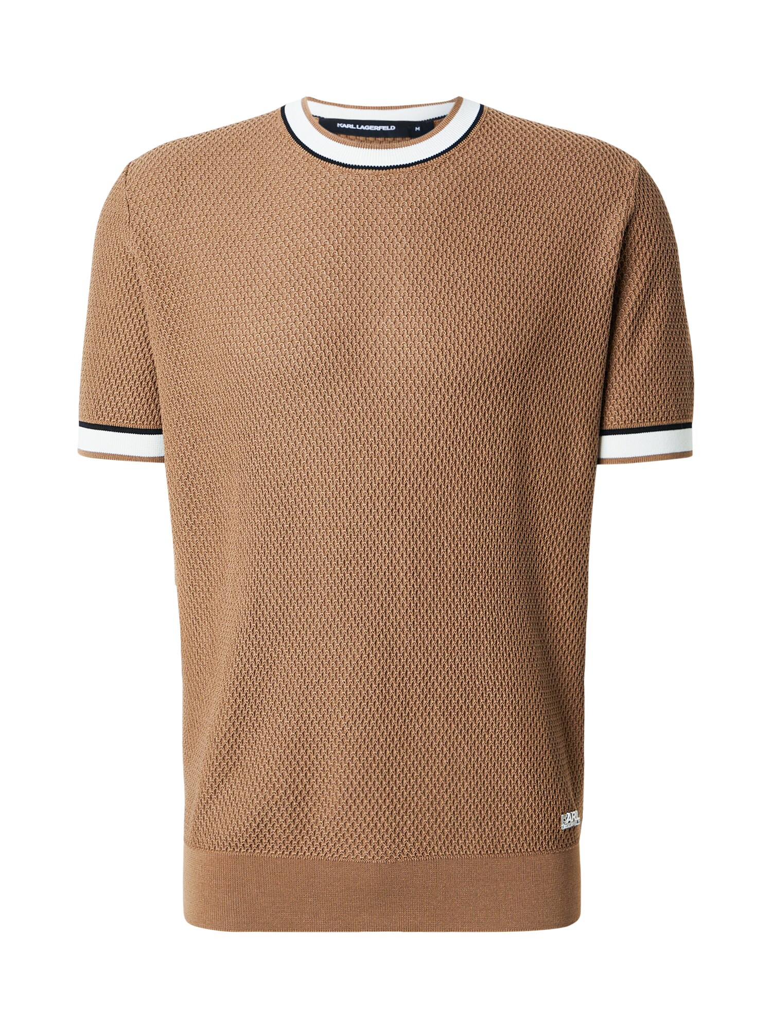 Karl Lagerfeld Pulover  brocart / negru / alb