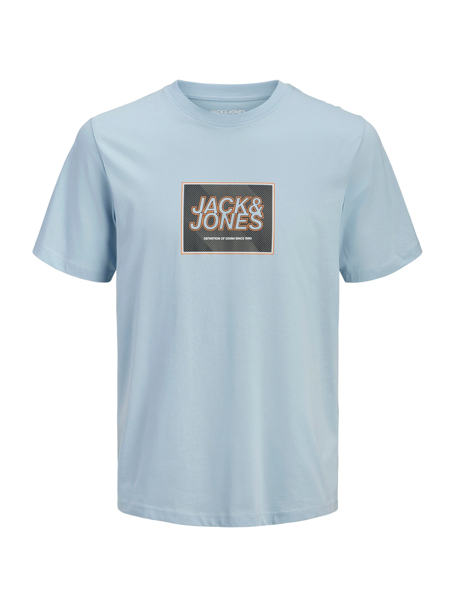 Jack & Jones Plus Tricou JJRain  bej / albastru deschis / portocaliu / negru