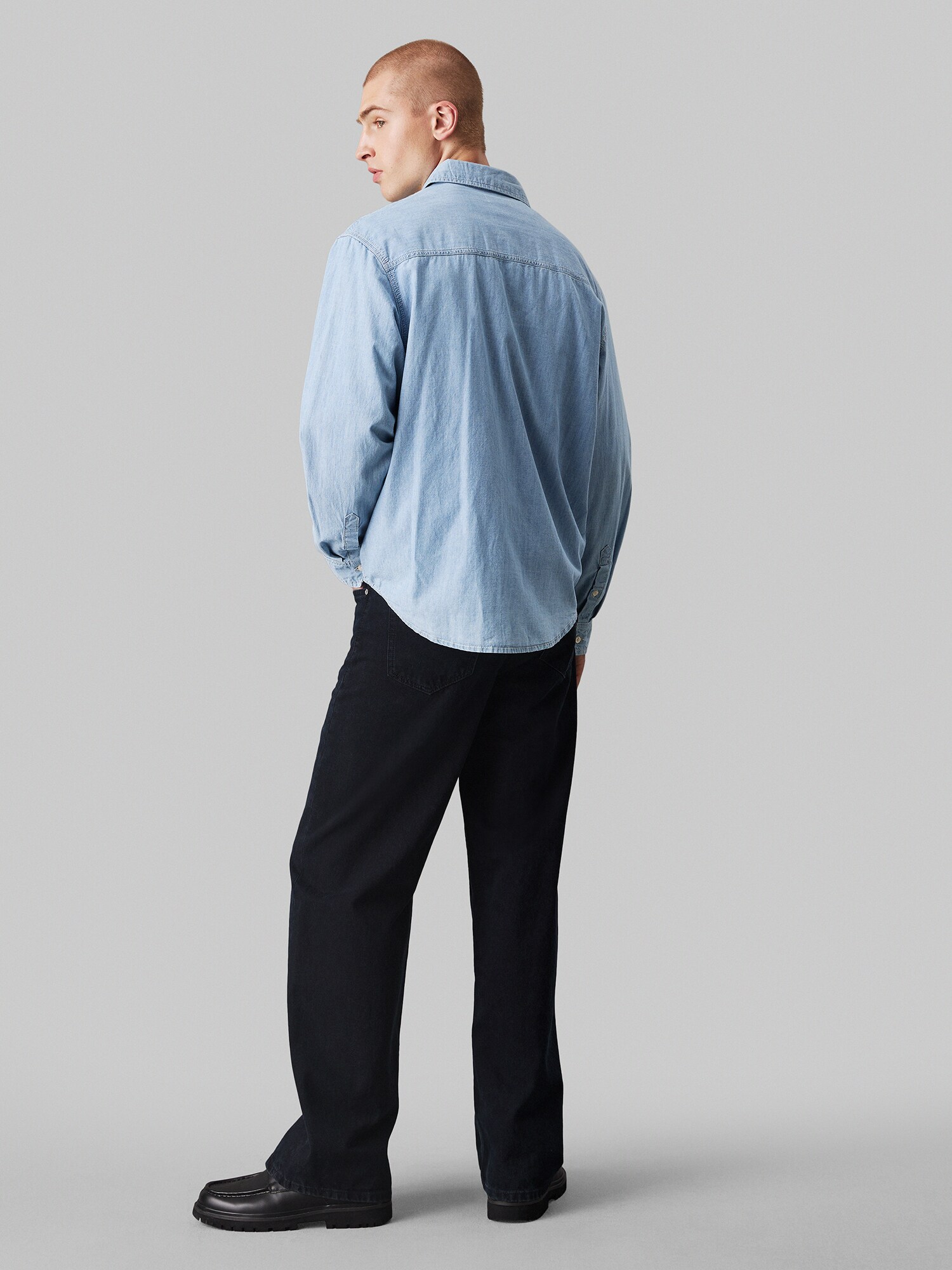 Calvin Klein Jeans Košeľa svetlomodrá (obrázok 3)