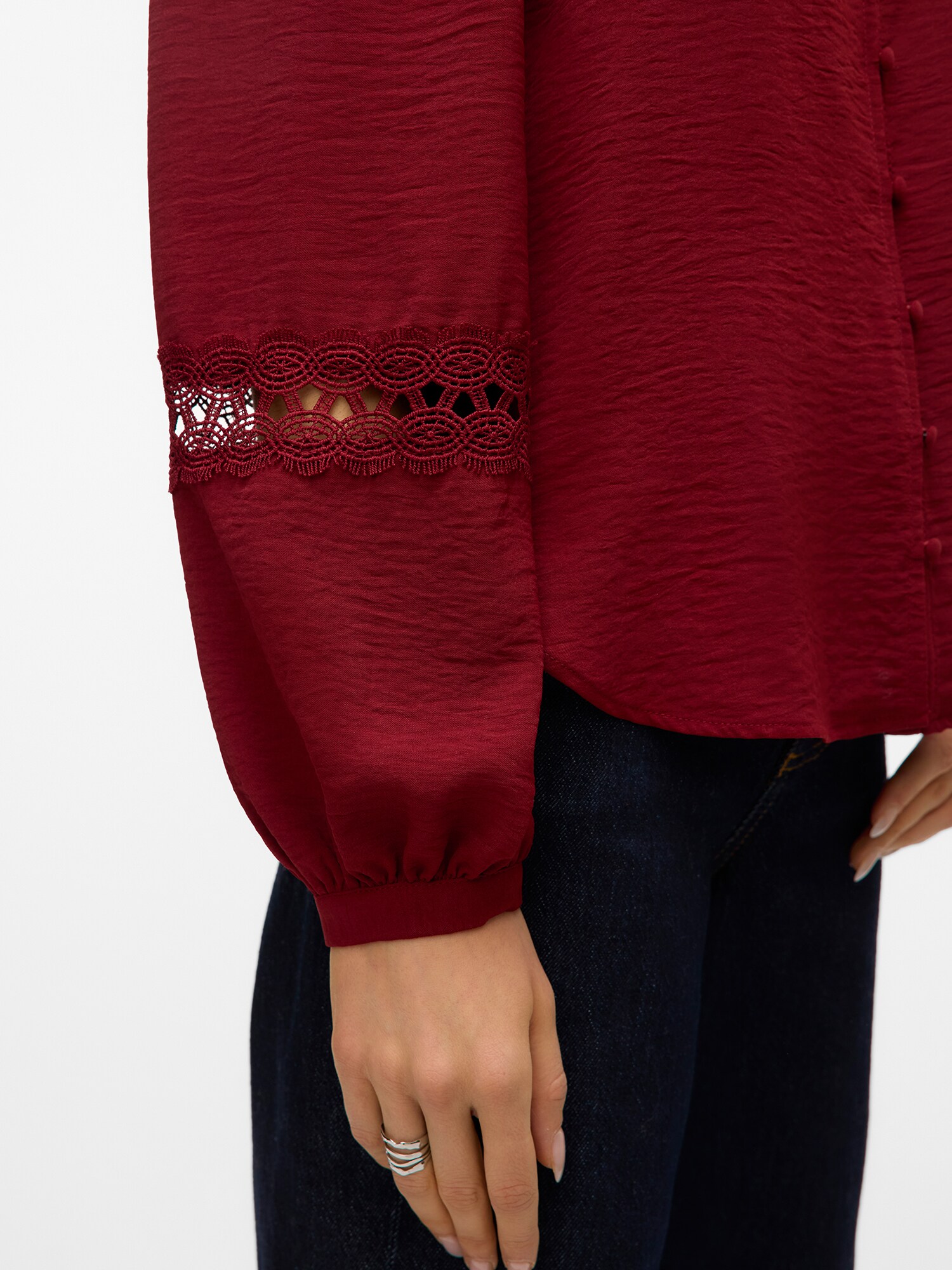 VERO MODA Blúzka 'VMALVA' hrdzavohnedá (obrázok 6)