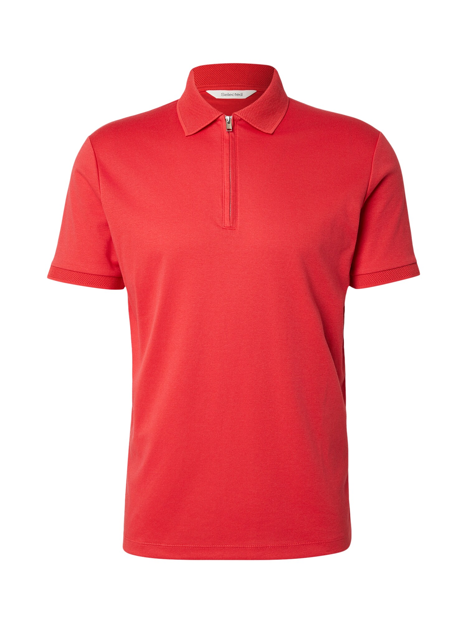 SELECTED Tricou 'SLHFAVE'  roșu rodie