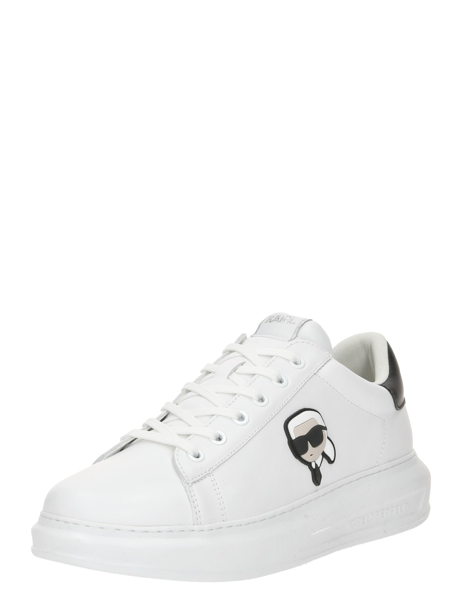 Karl Lagerfeld Sneaker low  culoarea pielii / negru / alb
