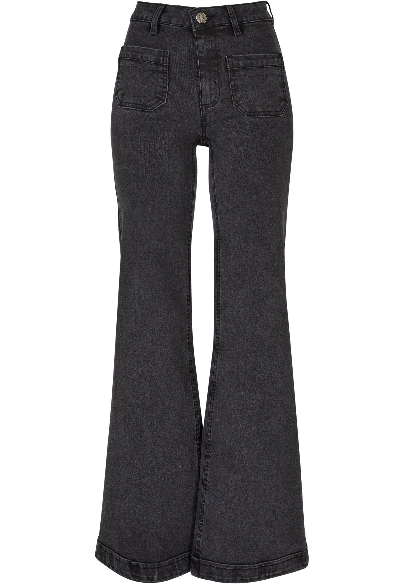 Urban Classics Džínsy  čierny denim