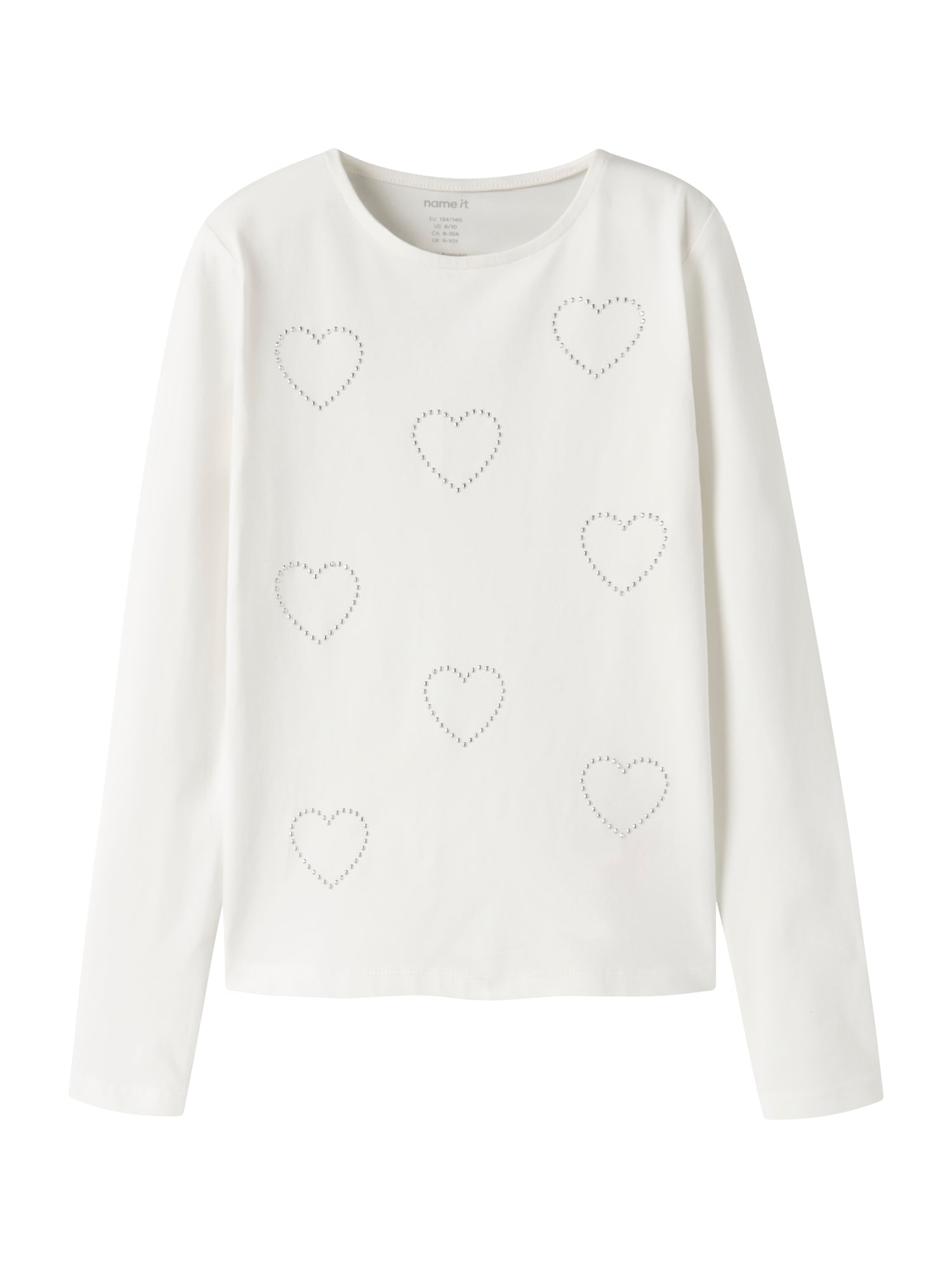 NAME IT Tricou NKFOLENNI argintiu / alb