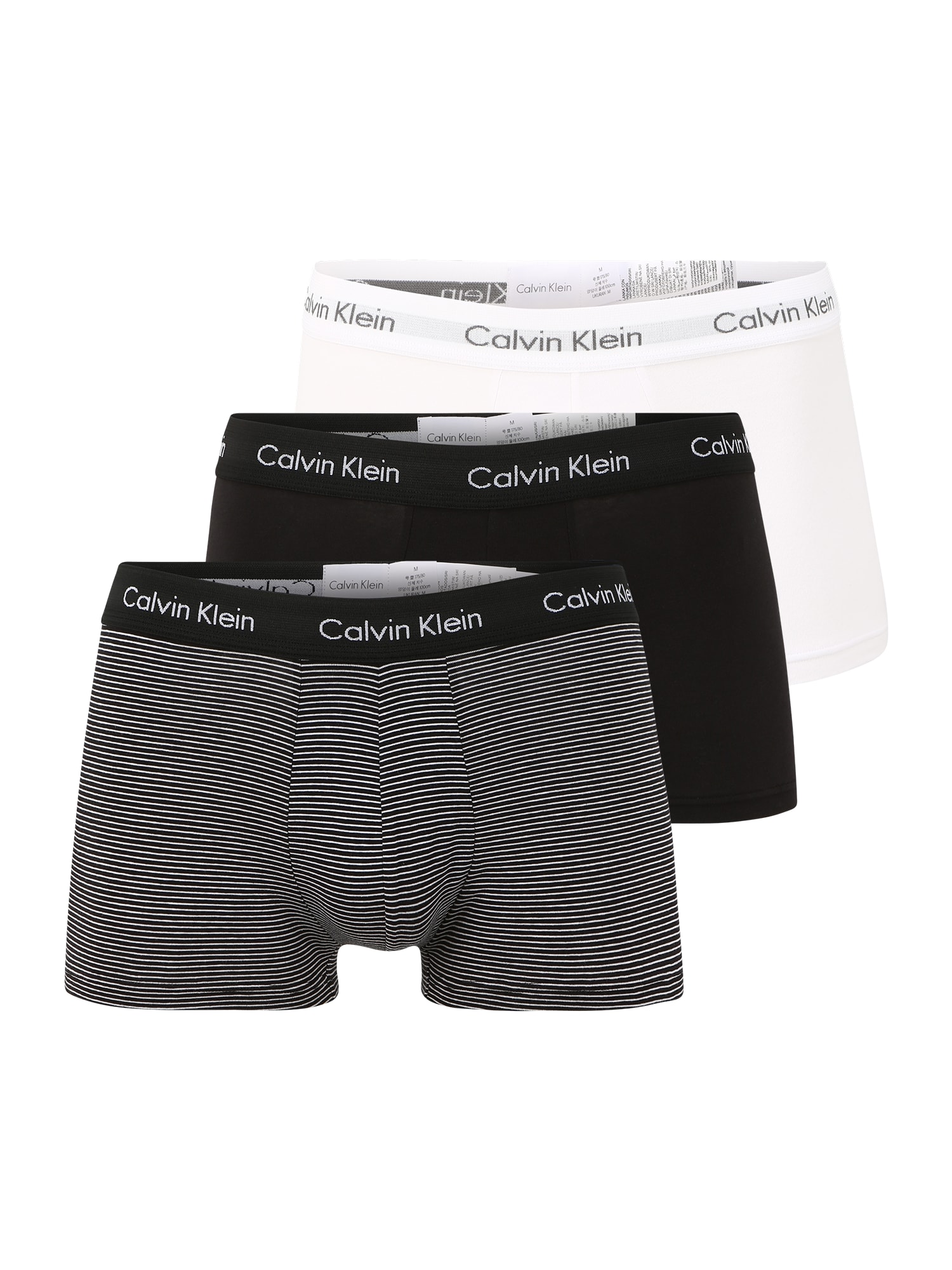 Calvin Klein Underwear Боксерки  черно / бяло