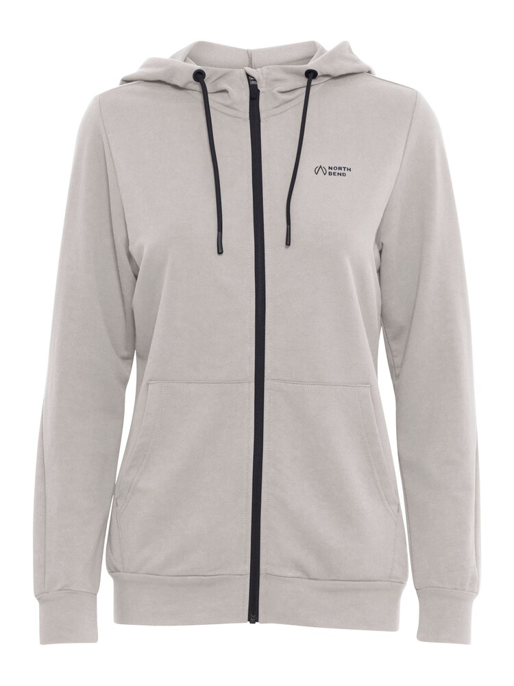 North Bend Sweatjacke Damen Größe 5XL hellgrau