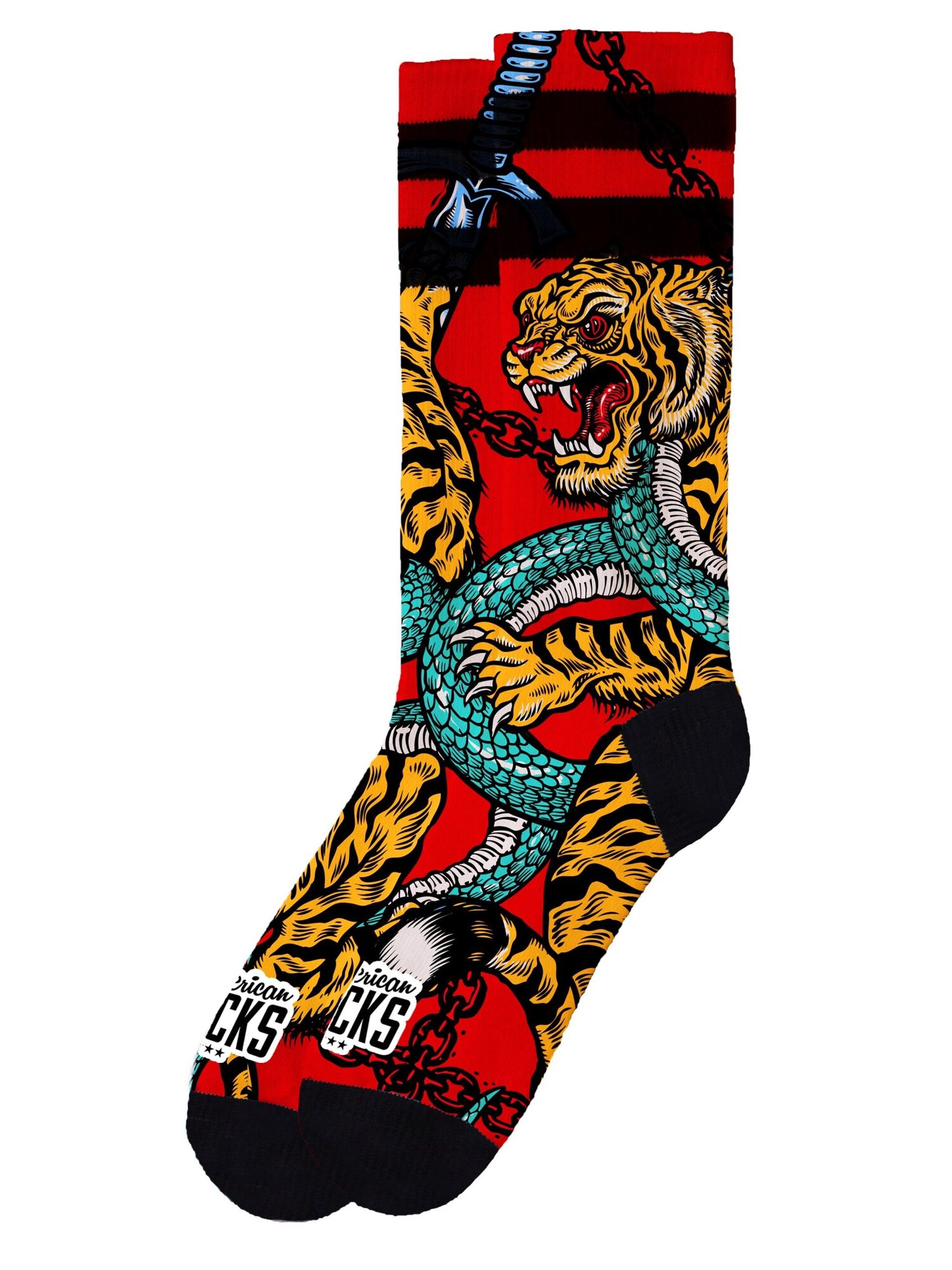 American Socks Calcetines 'Bengala'  negro
