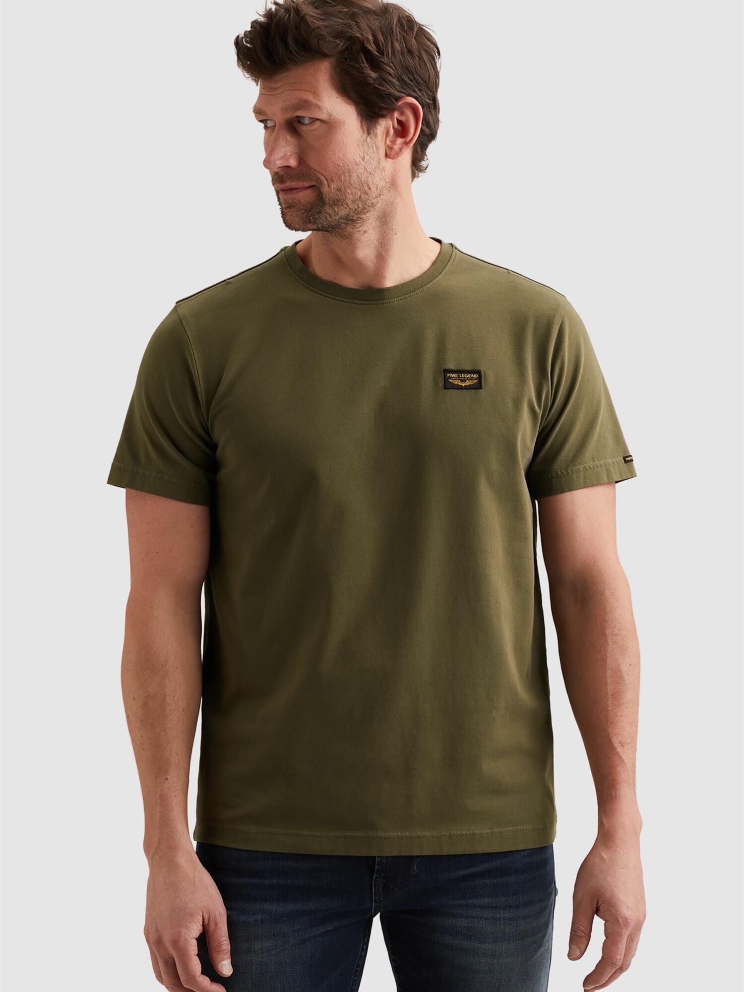 Pme Legend Shirt 'American Classic T-shirt' Donkergroen